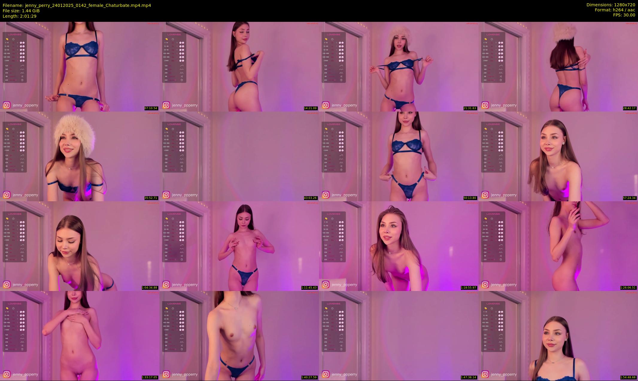 jenny_perry — 122 minute Chaturbate female cam show recording, 720p, Jan 24, 2025