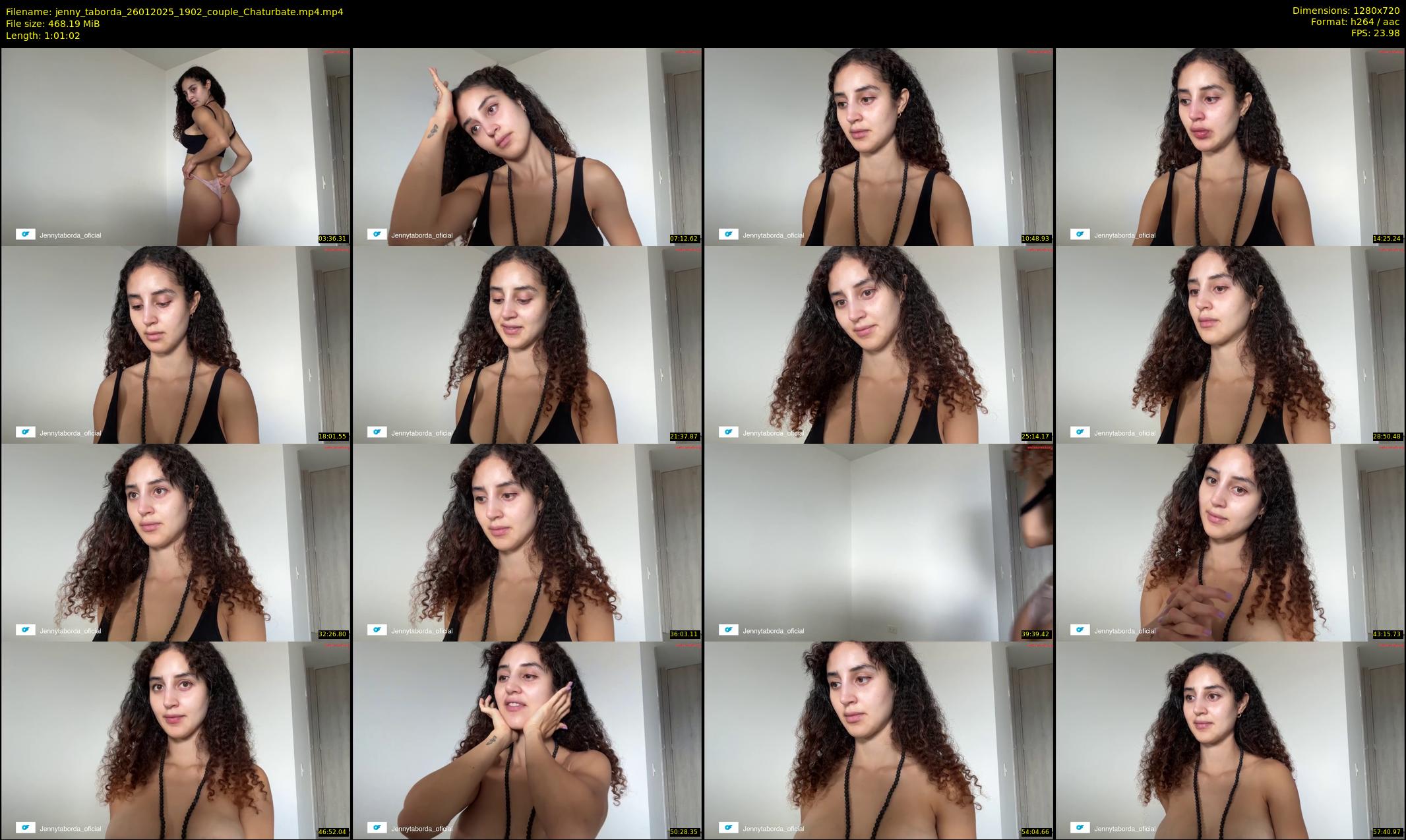 jenny_taborda — 62 minute Chaturbate female cam show recording, 720p, Jan 26, 2025