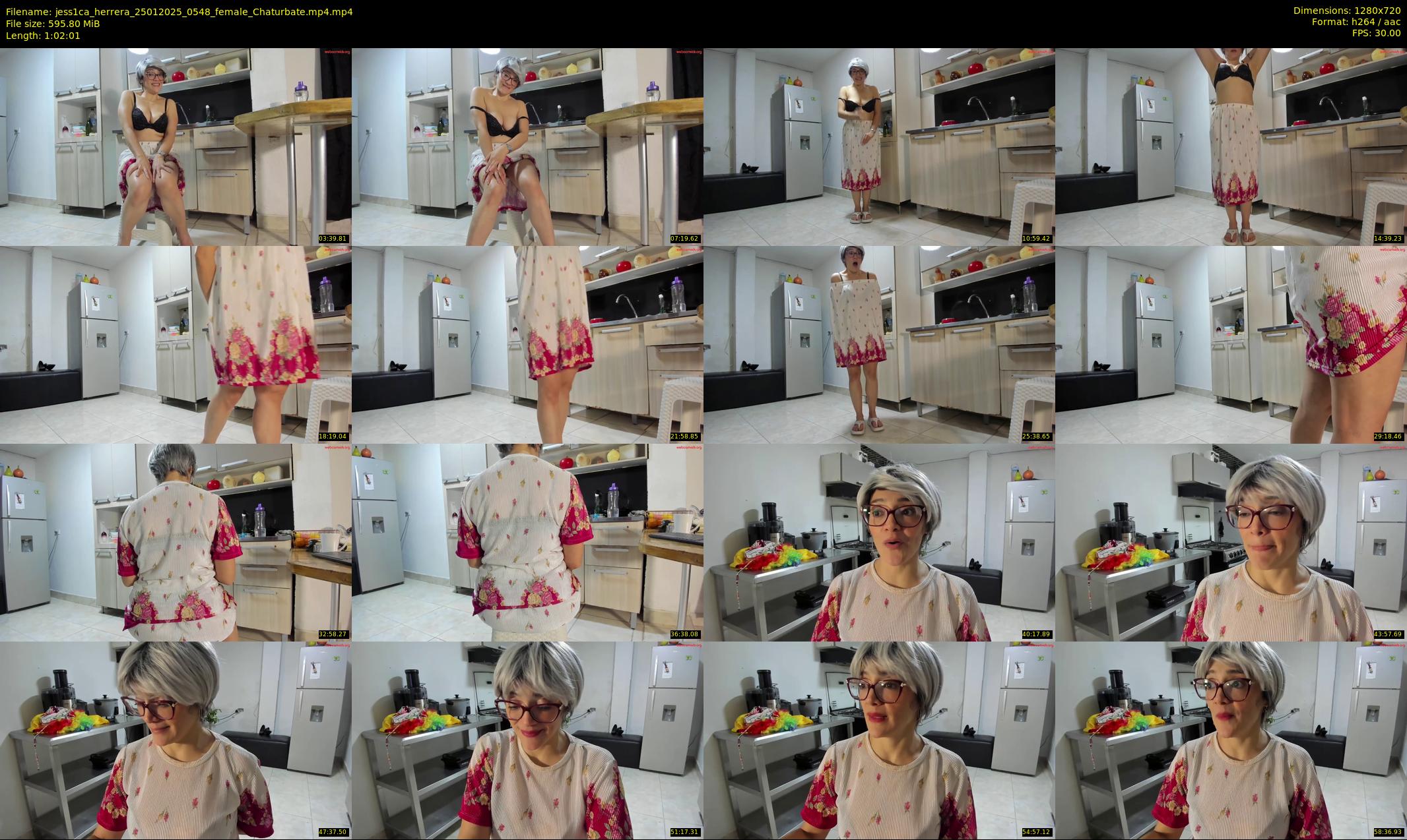 jess1ca_herrera — 63 minute Chaturbate female cam show recording, 720p, Jan 25, 2025