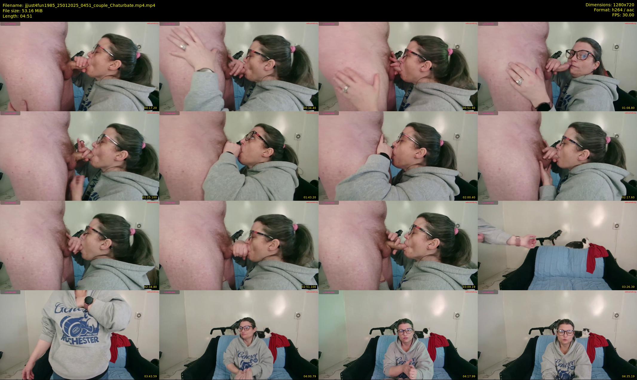 jjjust4fun1985 — 5 minute Chaturbate couple cam show recording, 720p, Jan 25, 2025