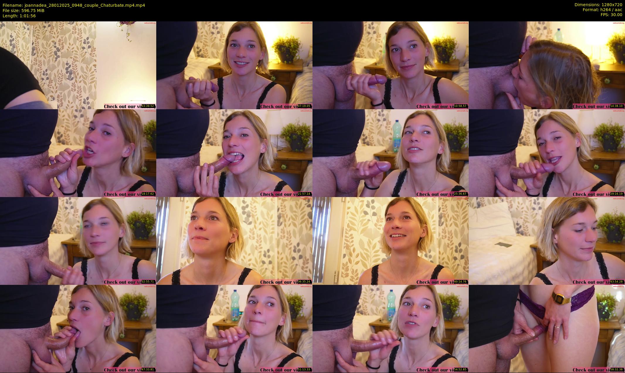 joannadea — 62 minute Chaturbate female cam show recording, 720p, Jan 28, 2025