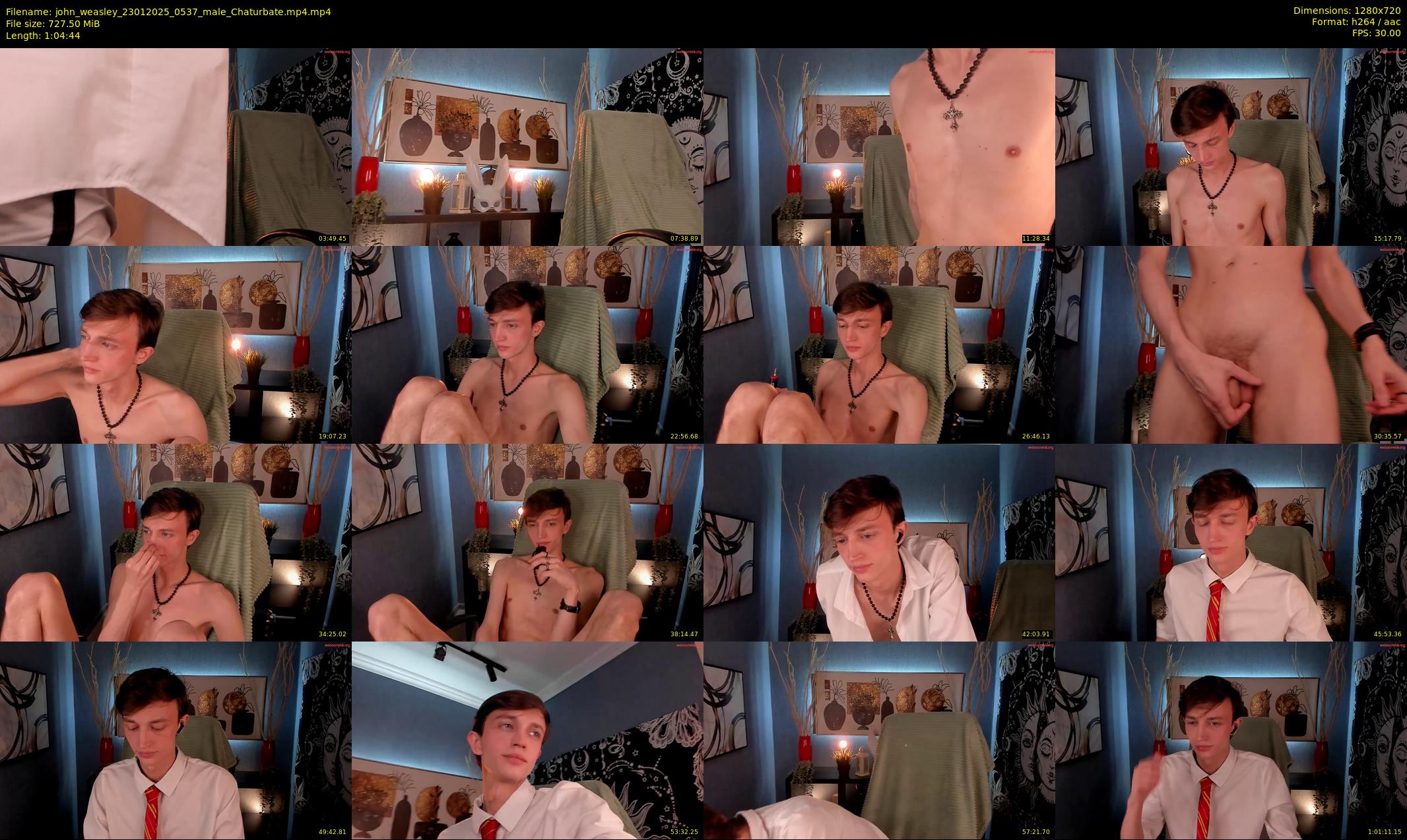 john_weasley — 65 minute Chaturbate male cam show recording, 720p, Jan 23, 2025