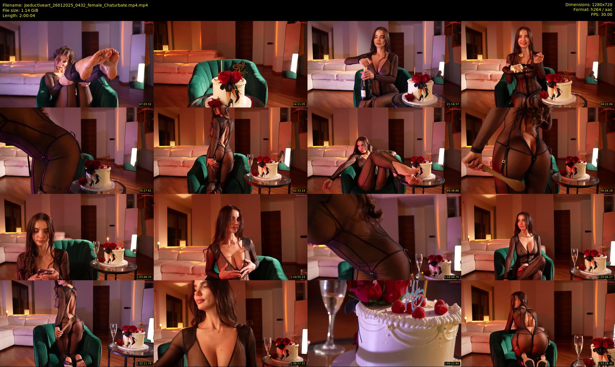 jseductiveart — 121 minute Chaturbate female cam show recording, 720p, Jan 26, 2025