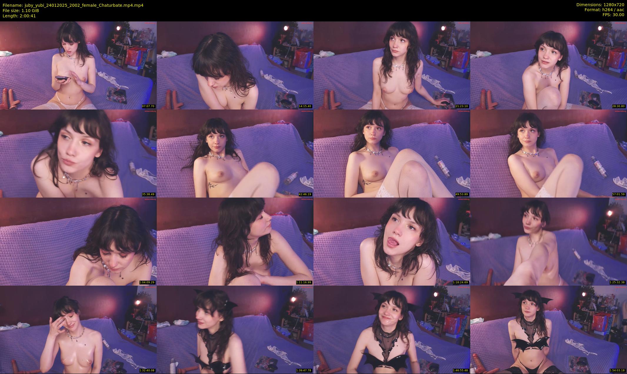 juby_yubi — 121 minute Chaturbate female cam show recording, 720p, Jan 24, 2025