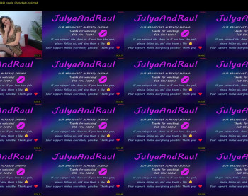 julyaandraul — 4 minute Chaturbate couple cam show recording, 720p, Jan 26, 2025