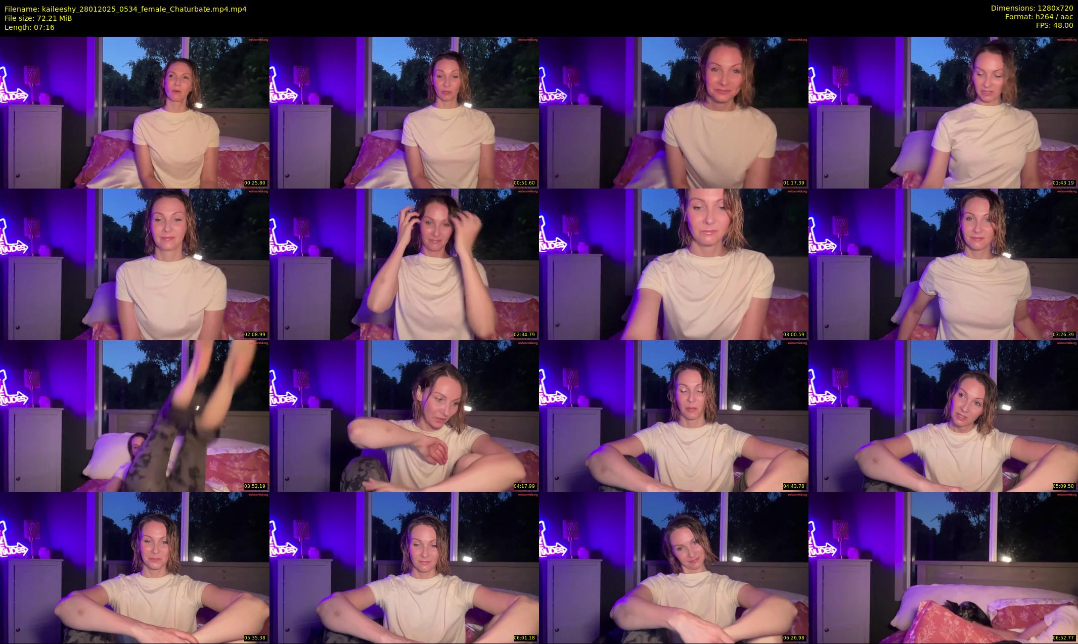 kaileeshy — 8 minute Chaturbate female cam show recording, 720p, Jan 28, 2025