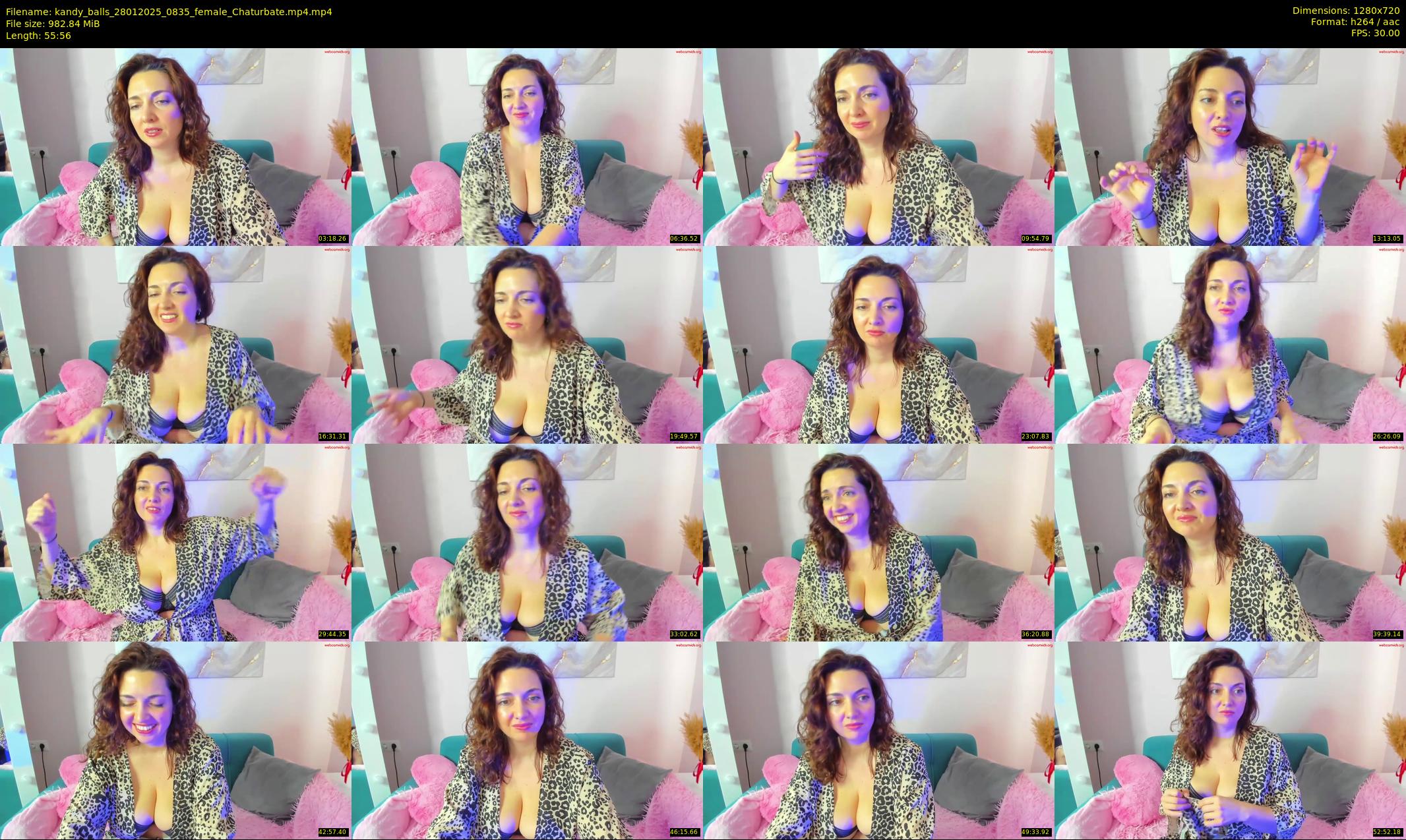 kandy_balls — 56 minute Chaturbate female cam show recording, 720p, Jan 28, 2025
