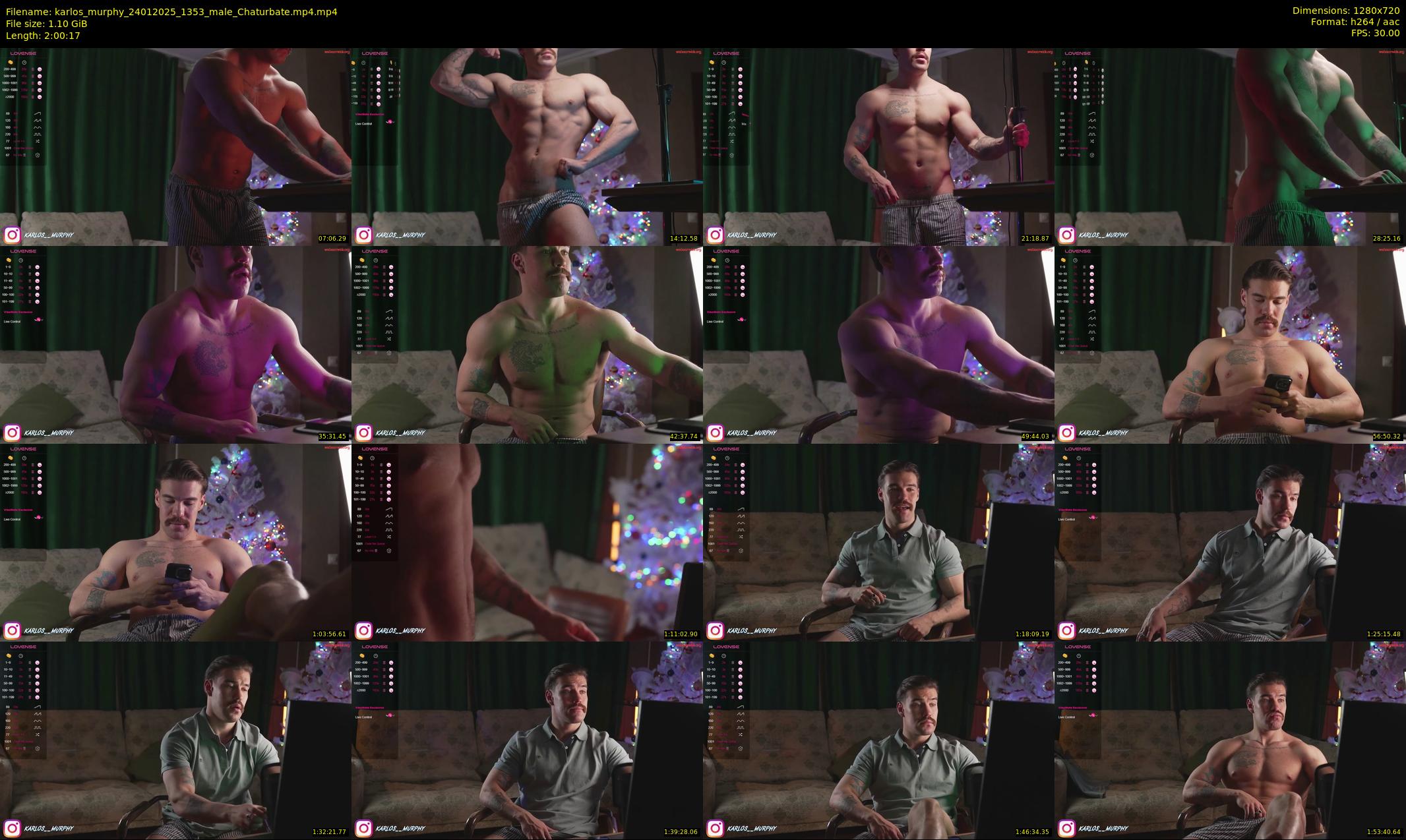 karlos_murphy — 121 minute Chaturbate male cam show recording, 720p, Jan 24, 2025