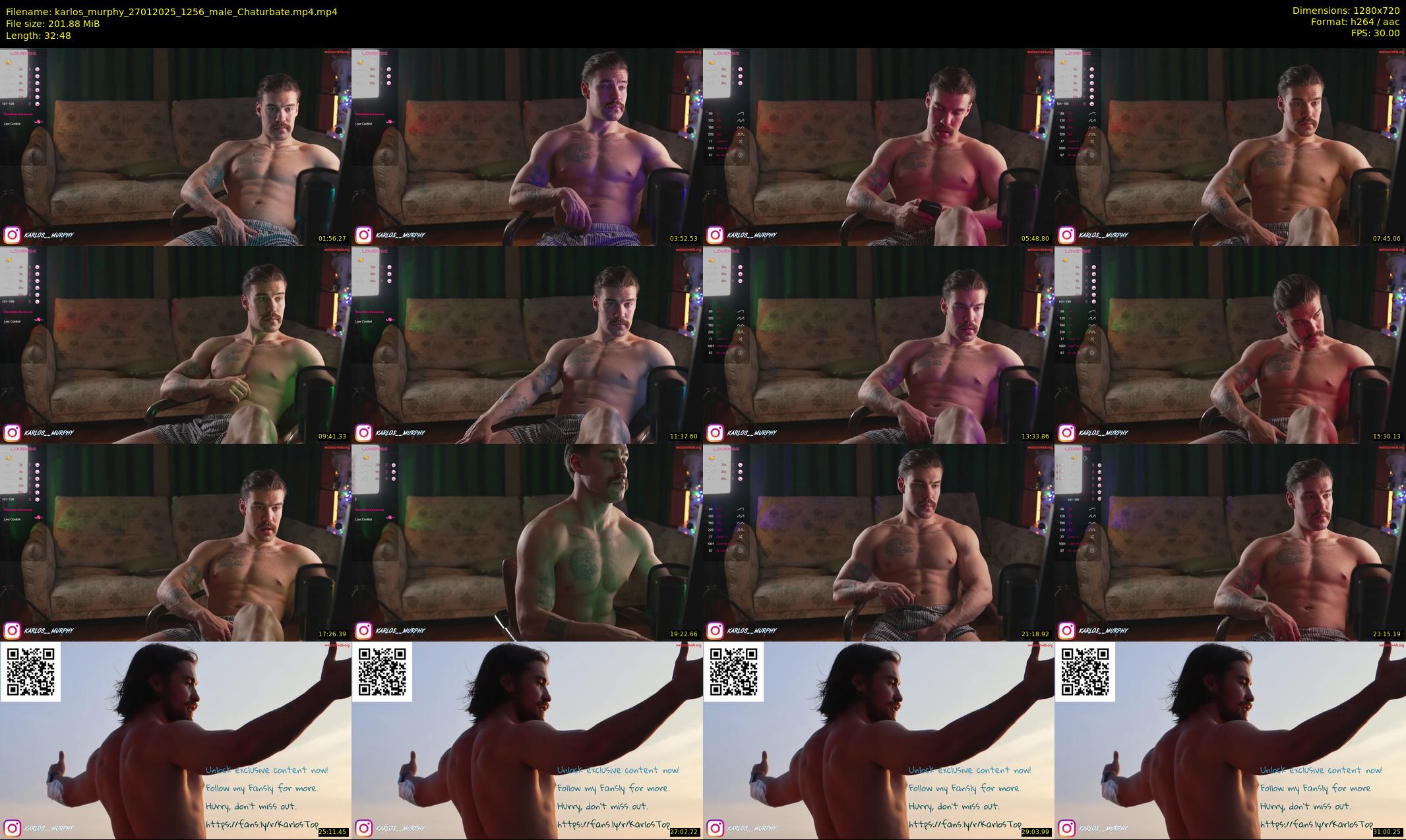 karlos_murphy — 33 minute Chaturbate male cam show recording, 720p, Jan 27, 2025