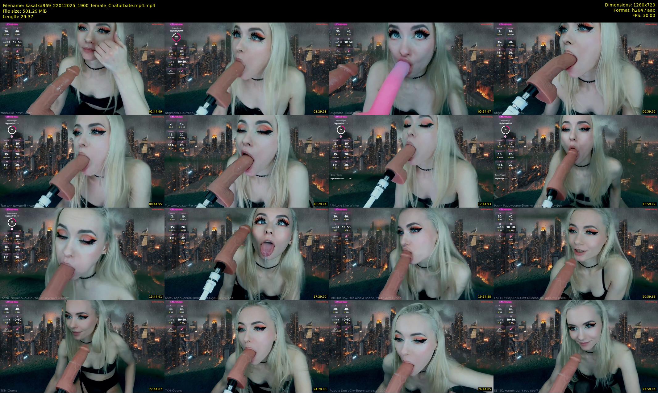 kasatka969 — 30 minute Chaturbate female cam show recording, 720p, Jan 22, 2025