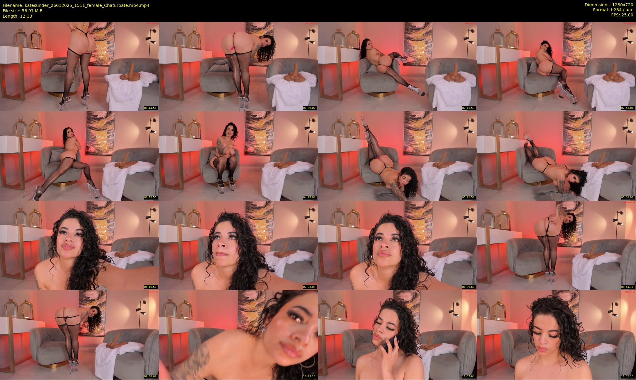 katesunder — 13 minute Chaturbate female cam show recording, 720p, Jan 26, 2025