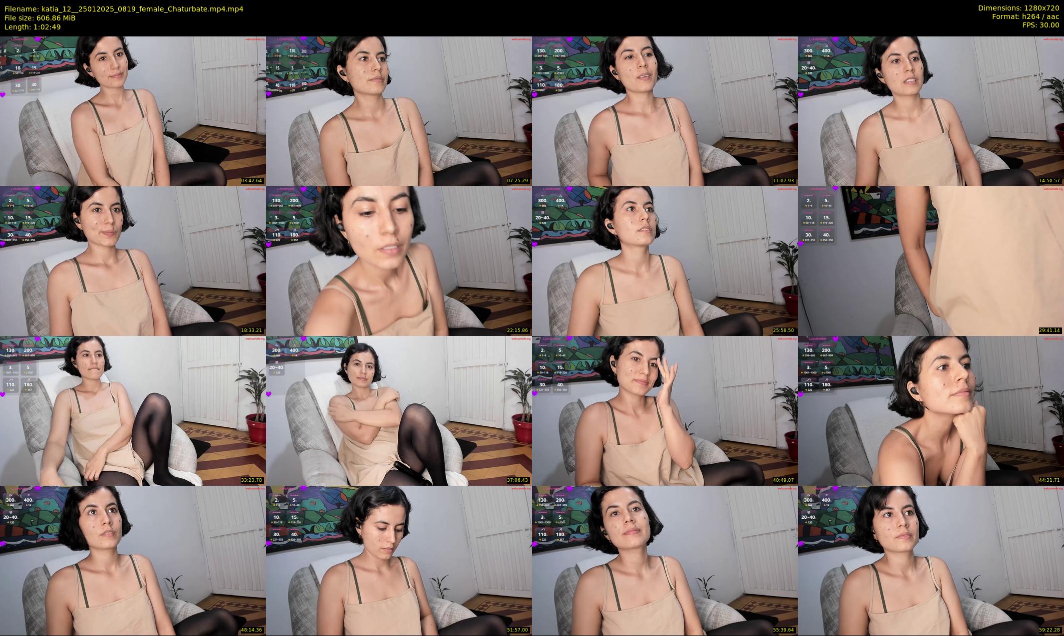 katia_12_ — 63 minute Chaturbate female cam show recording, 720p, Jan 25, 2025