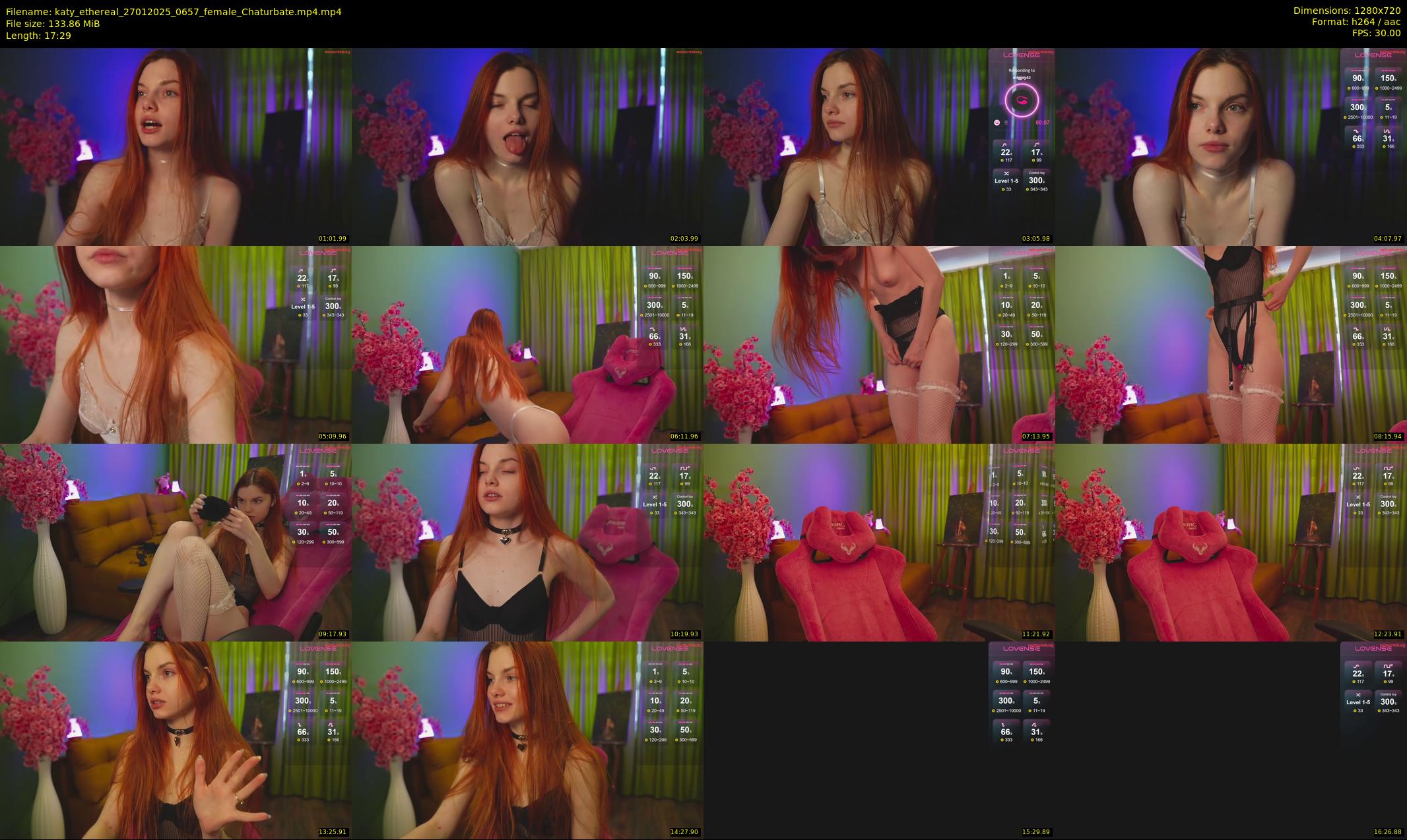 katy_ethereal — 18 minute Chaturbate female cam show recording, 720p, Jan 27, 2025