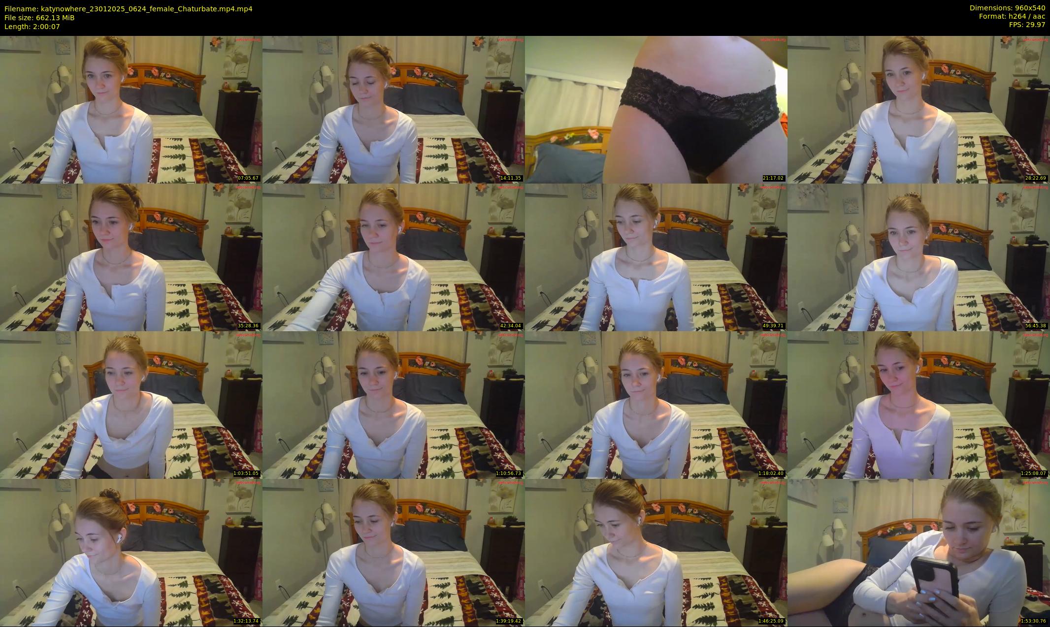katynowhere — 121 minute Chaturbate female cam show recording, 480p, Jan 23, 2025