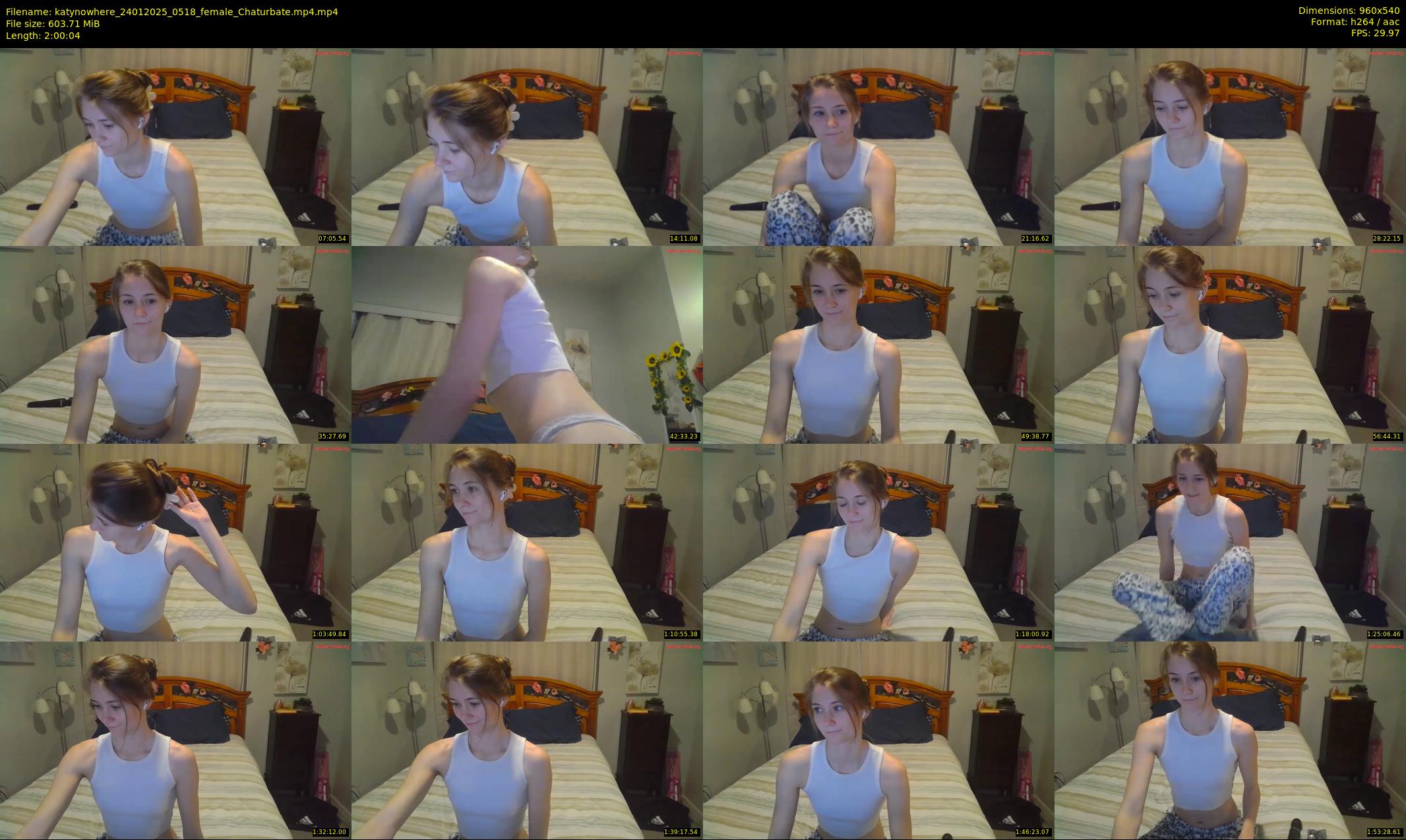 katynowhere — 121 minute Chaturbate female cam show recording, 480p, Jan 24, 2025