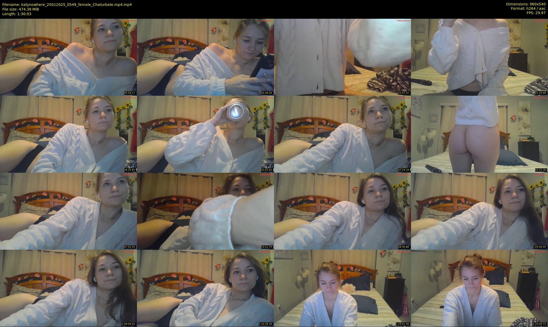 katynowhere — 91 minute Chaturbate female cam show recording, 480p, Jan 25, 2025