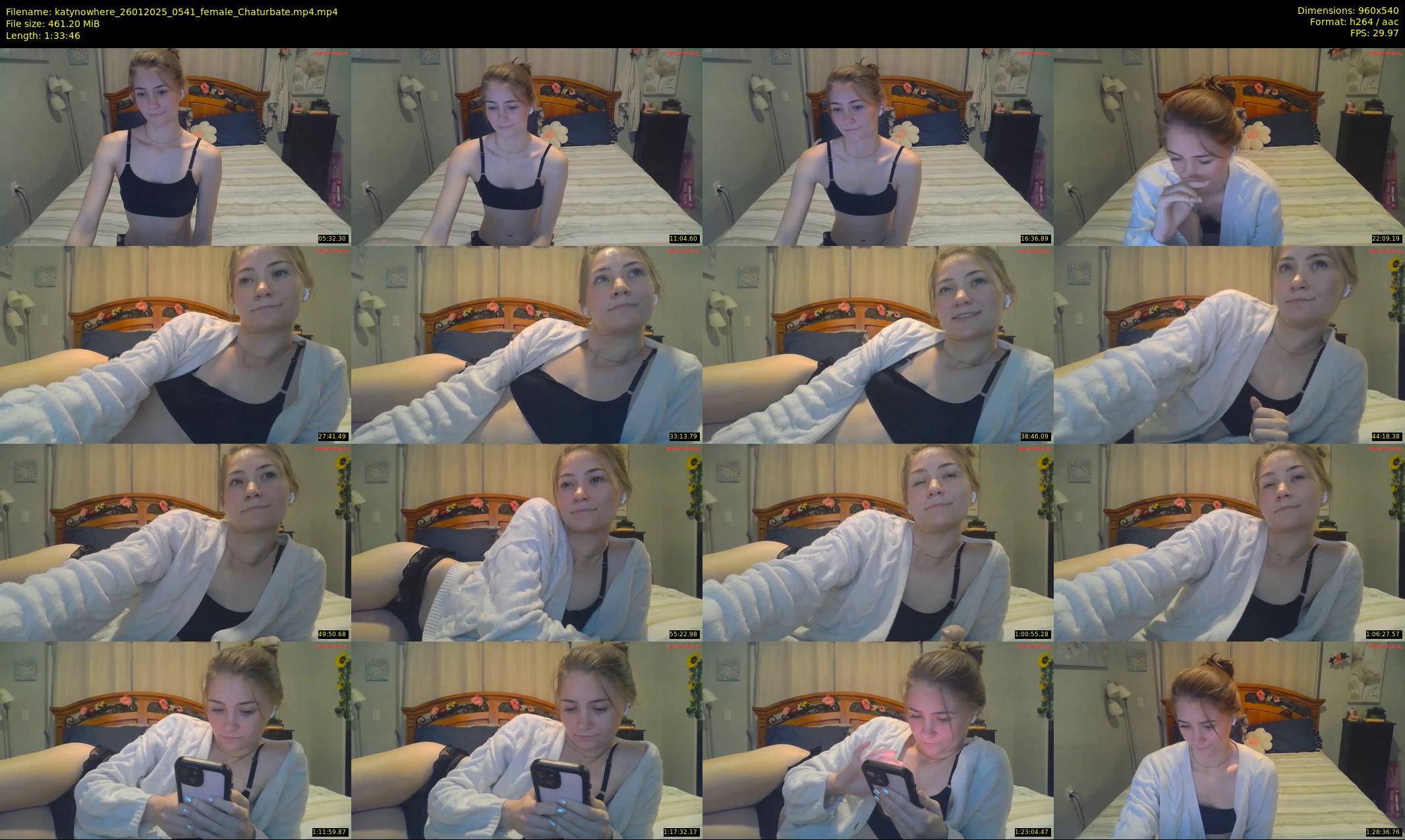 katynowhere — 94 minute Chaturbate female cam show recording, 480p, Jan 26, 2025