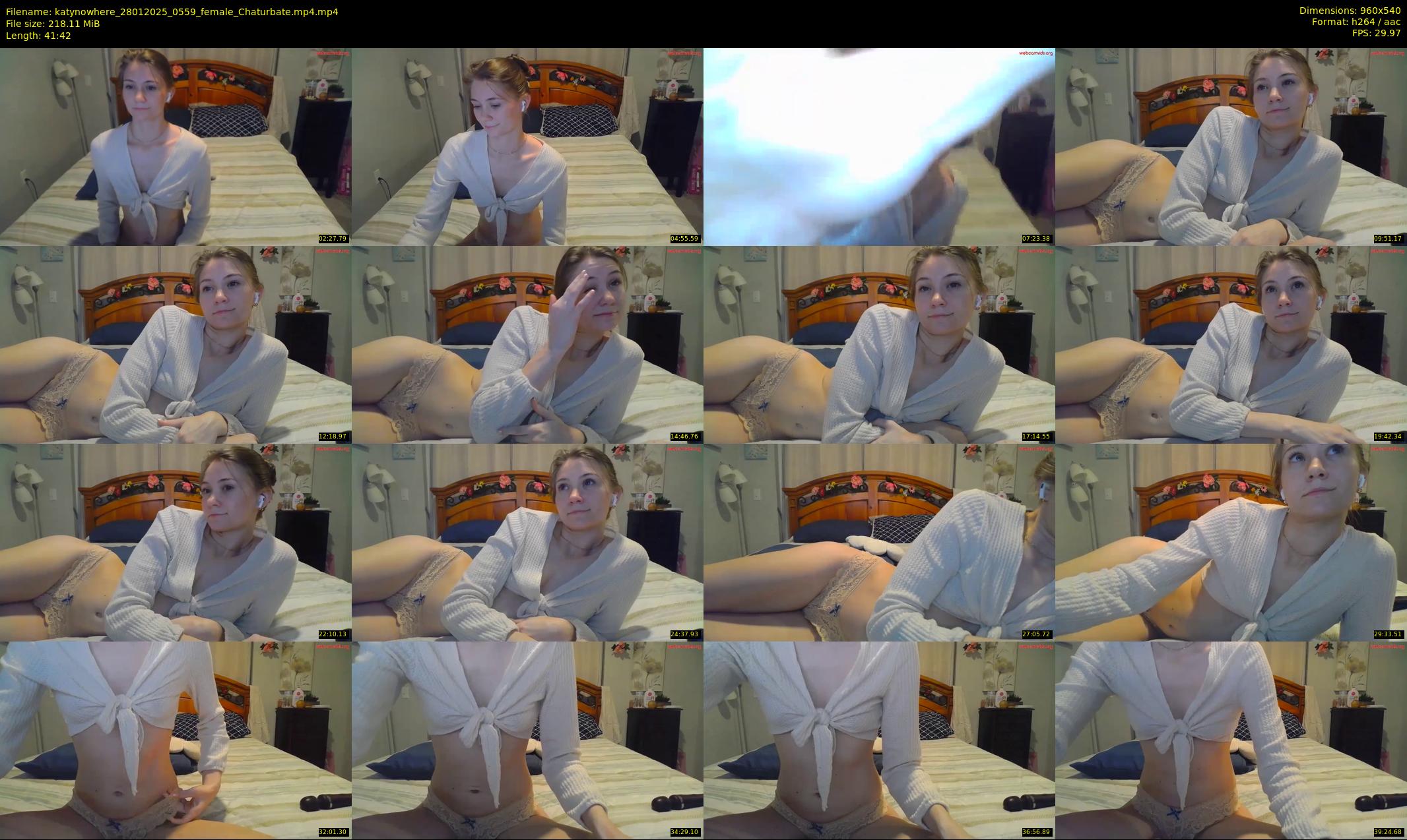 katynowhere — 42 minute Chaturbate female cam show recording, 480p, Jan 28, 2025