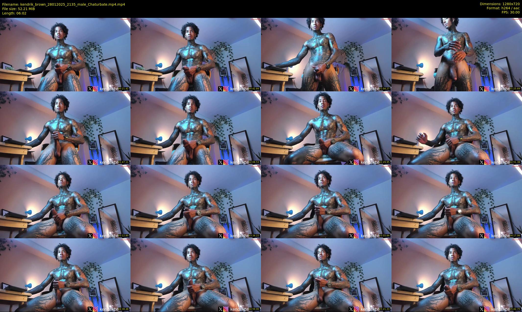 kendrik_brown — 7 minute Chaturbate male cam show recording, 720p, Jan 28, 2025