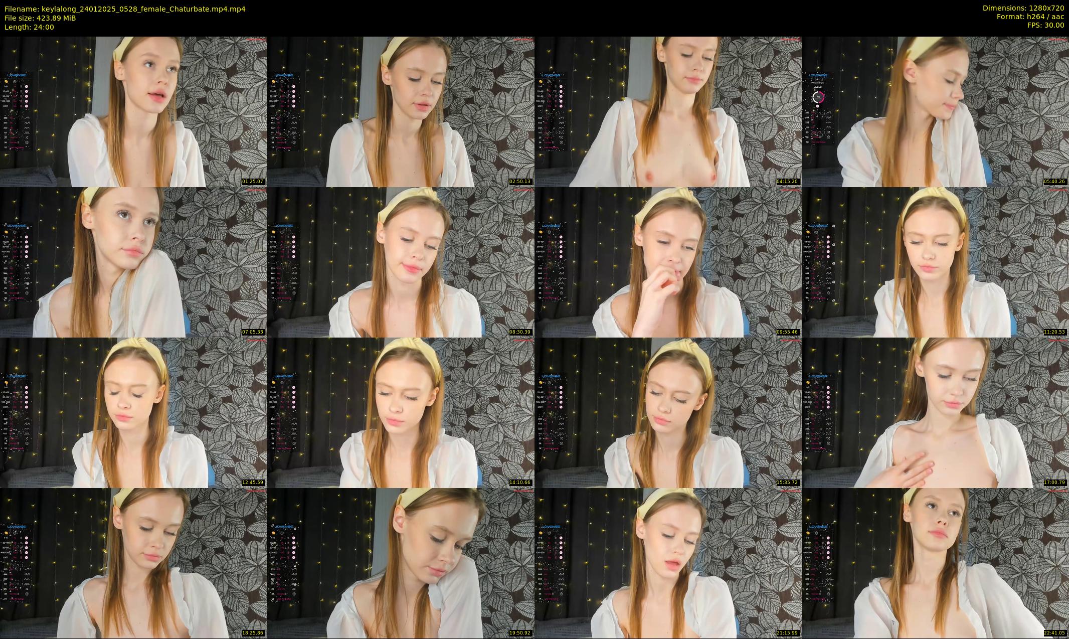 keylalong — 24 minute Chaturbate female cam show recording, 720p, Jan 24, 2025