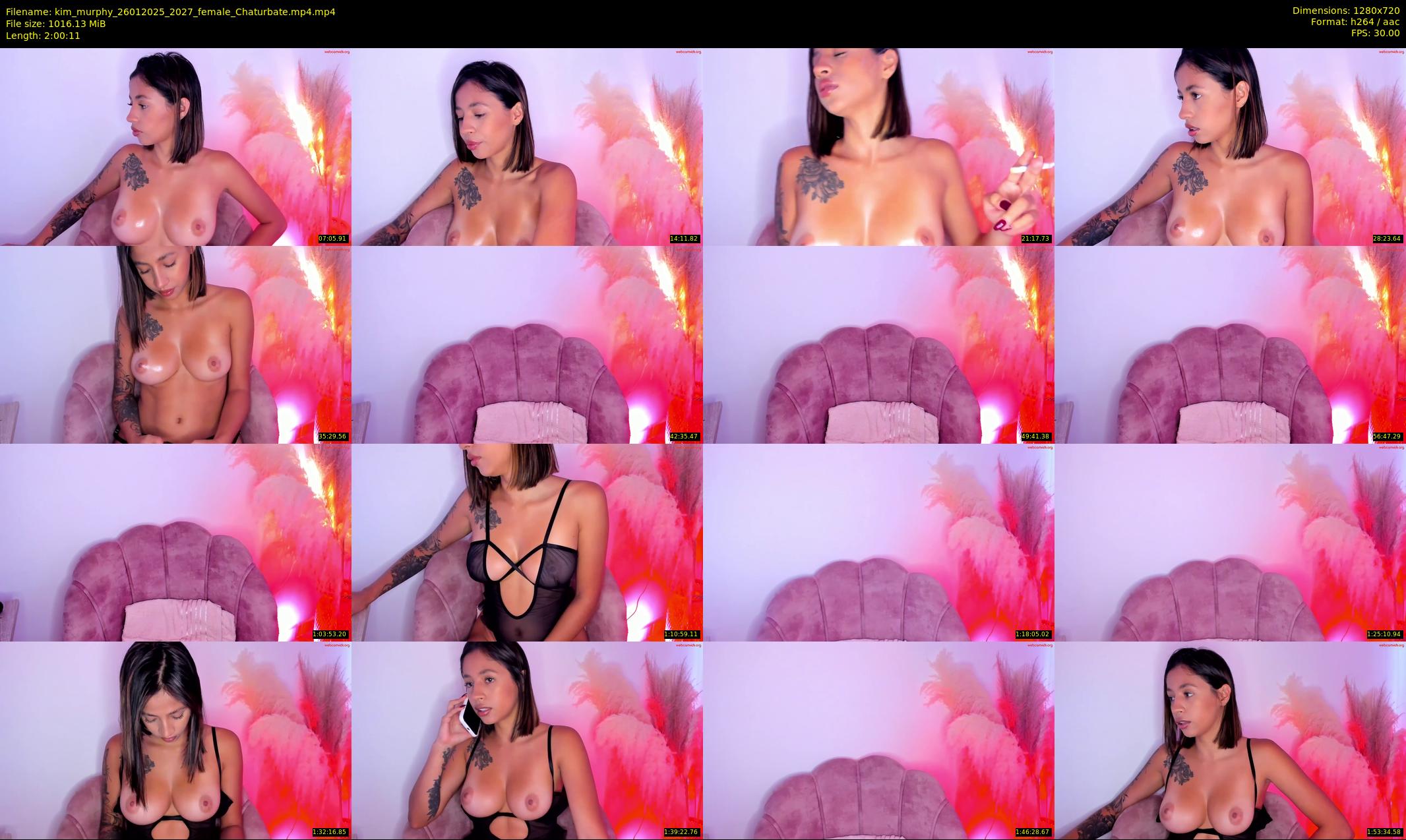 kim_murphy — 121 minute Chaturbate female cam show recording, 720p, Jan 26, 2025