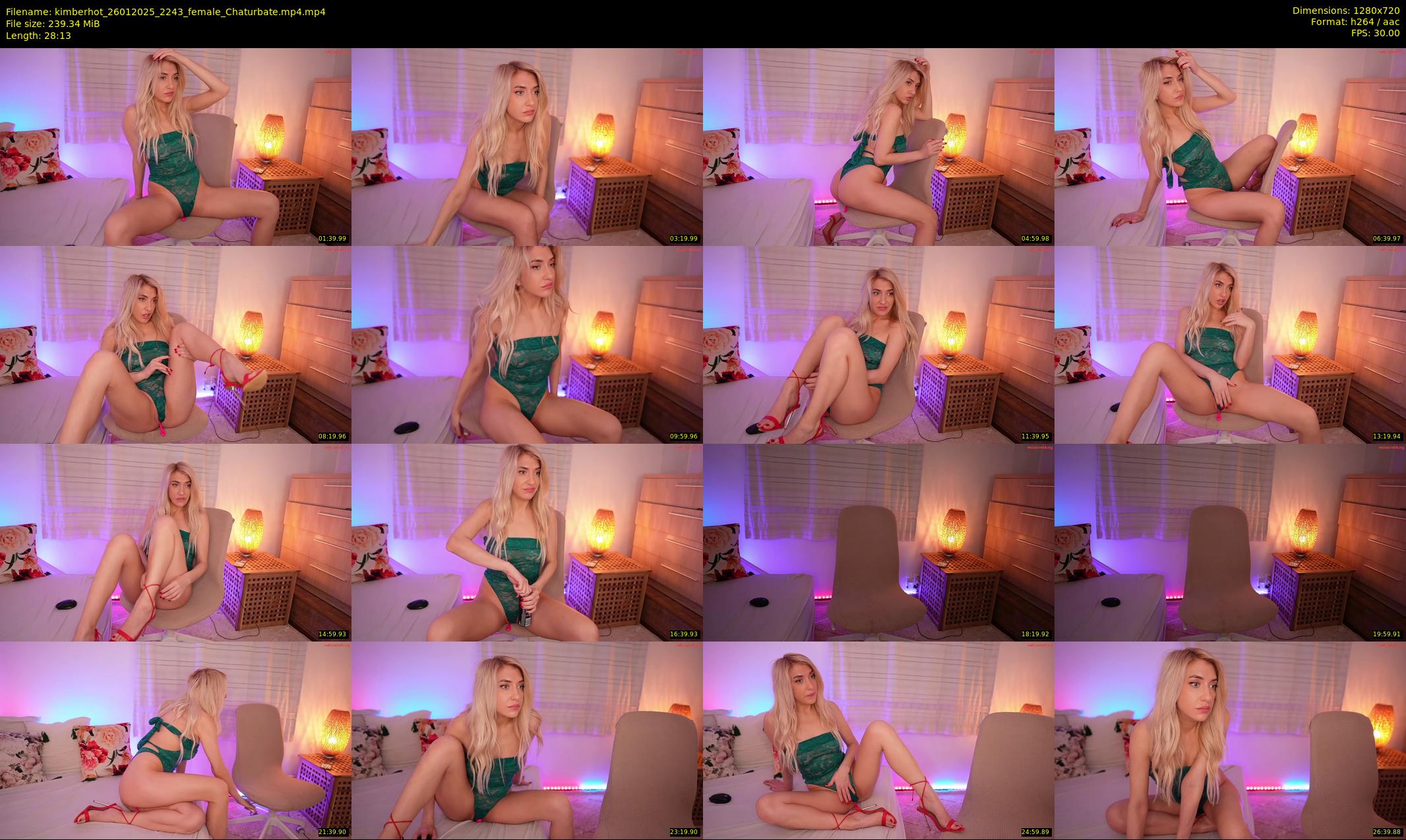 kimberhot — 29 minute Chaturbate female cam show recording, 720p, Jan 26, 2025