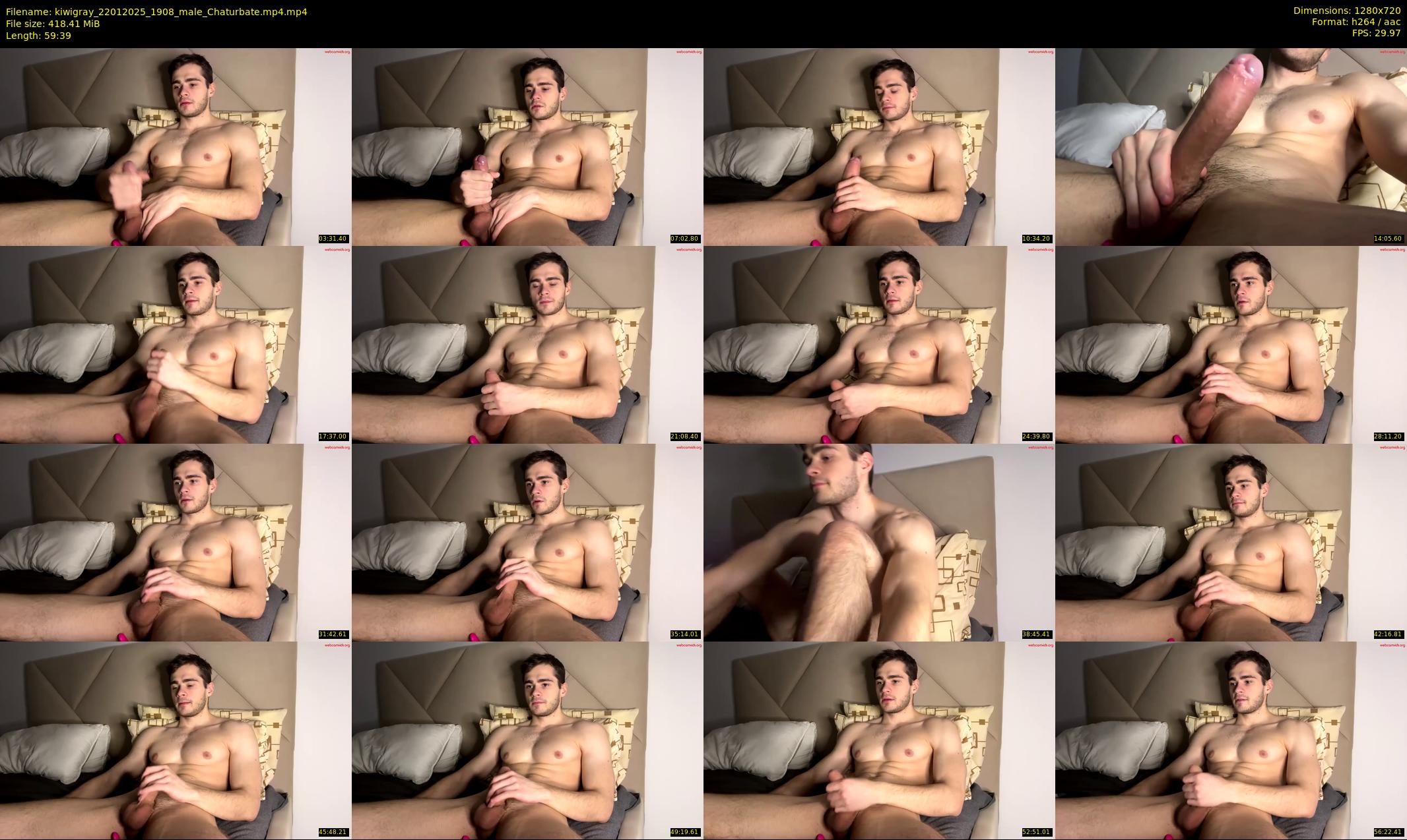 kiwigray — 60 minute Chaturbate male cam show recording, 720p, Jan 22, 2025