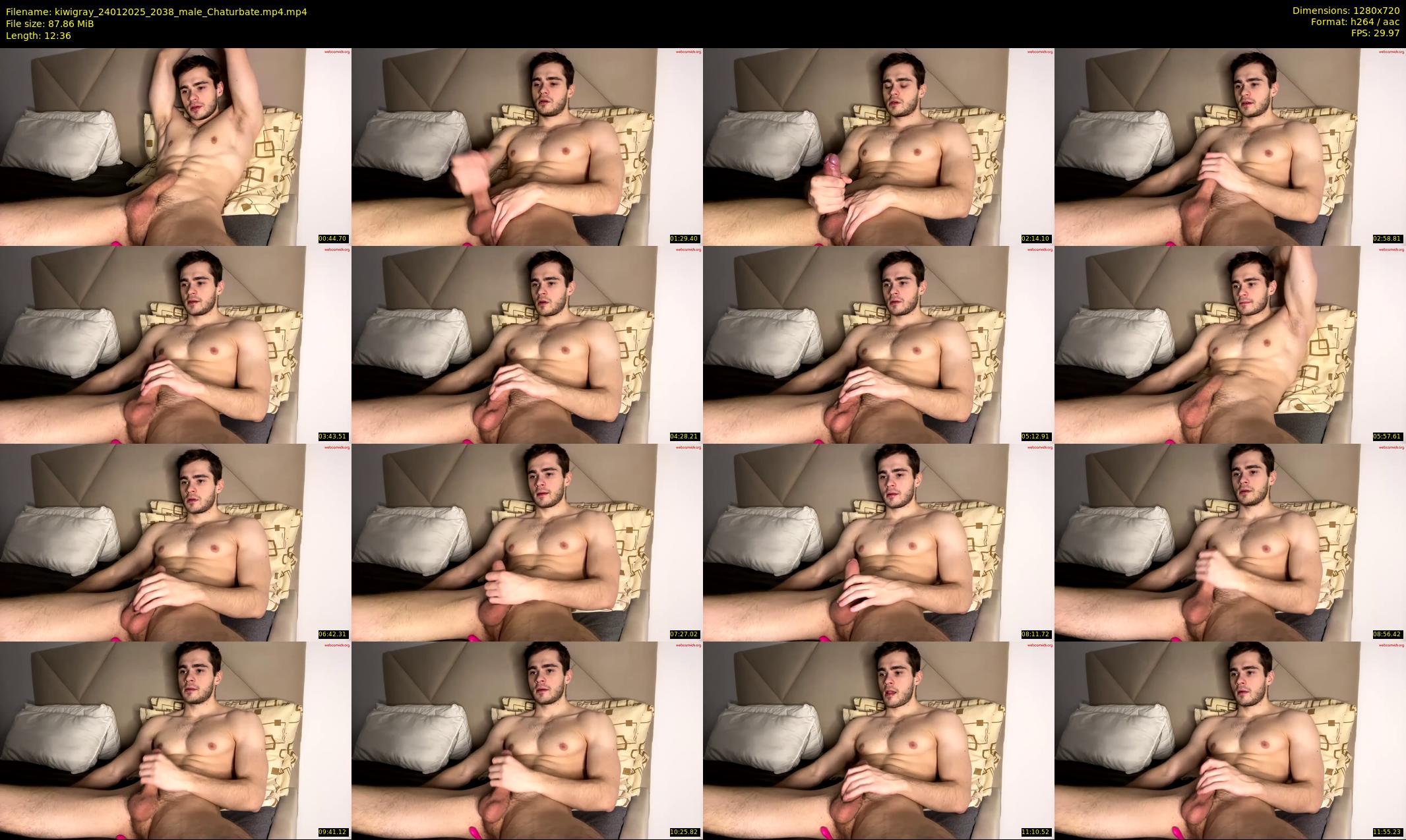 kiwigray — 13 minute Chaturbate male cam show recording, 720p, Jan 24, 2025