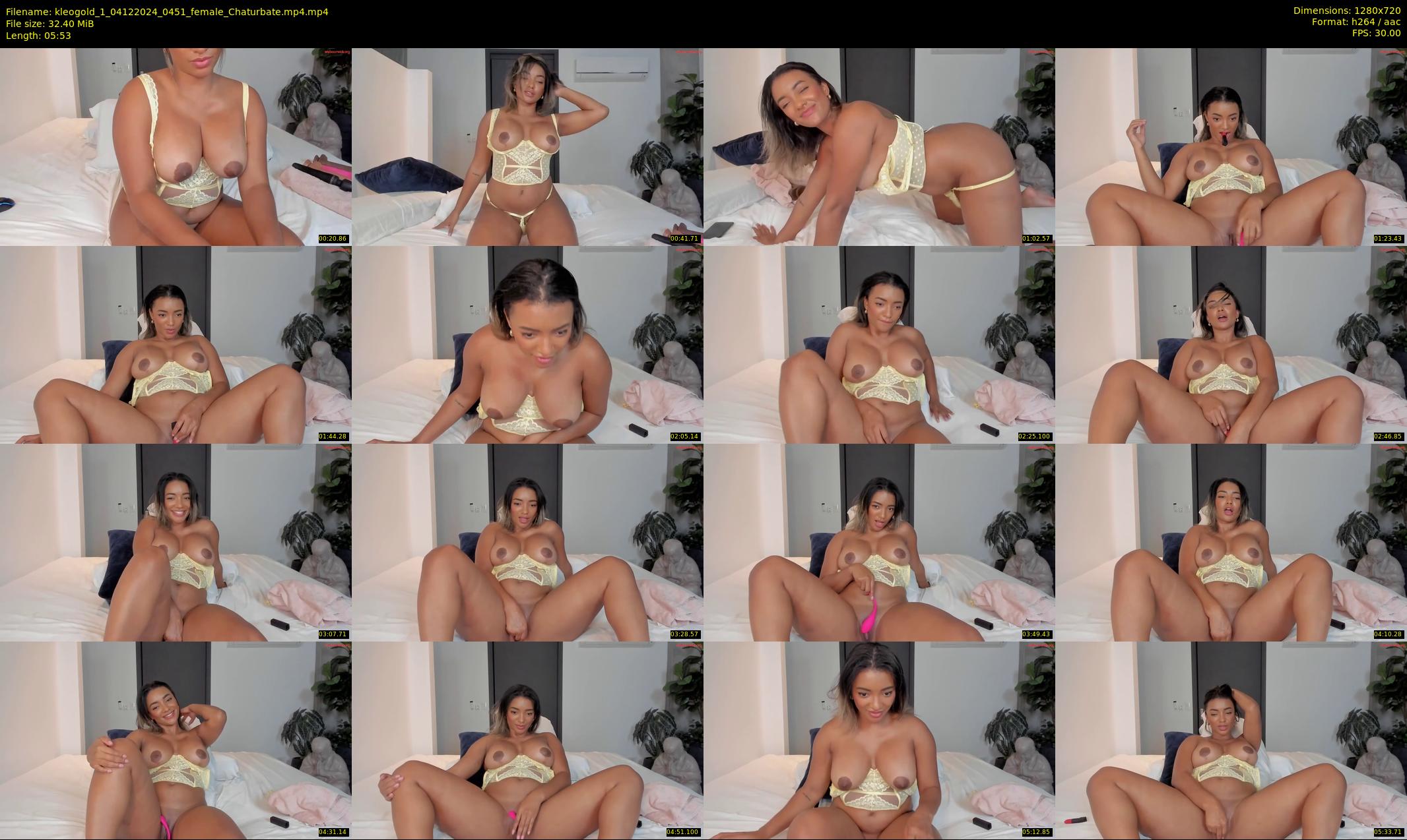 kleogold_1 — 6 minute Chaturbate female cam show recording, 720p, Dec 4, 2024