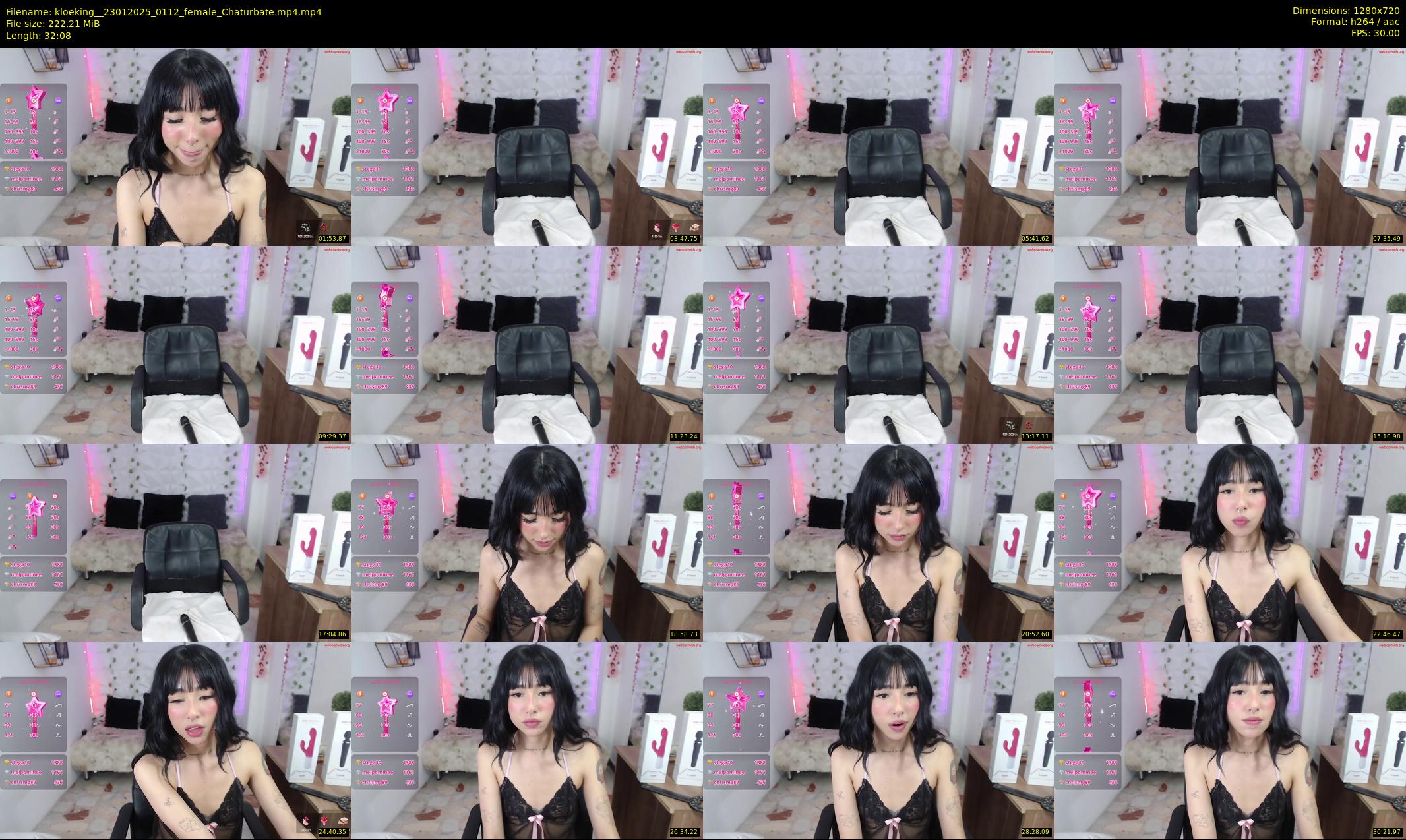 kloeking_ — 33 minute Chaturbate female cam show recording, 720p, Jan 23, 2025