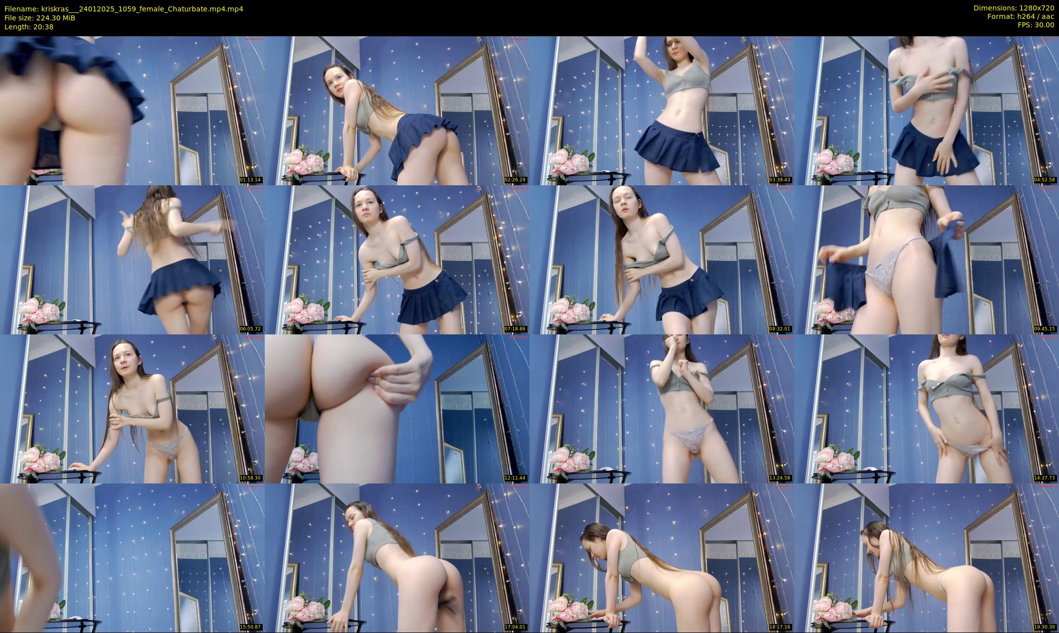 kriskras__ — 21 minute Chaturbate female cam show recording, 720p, Jan 24, 2025