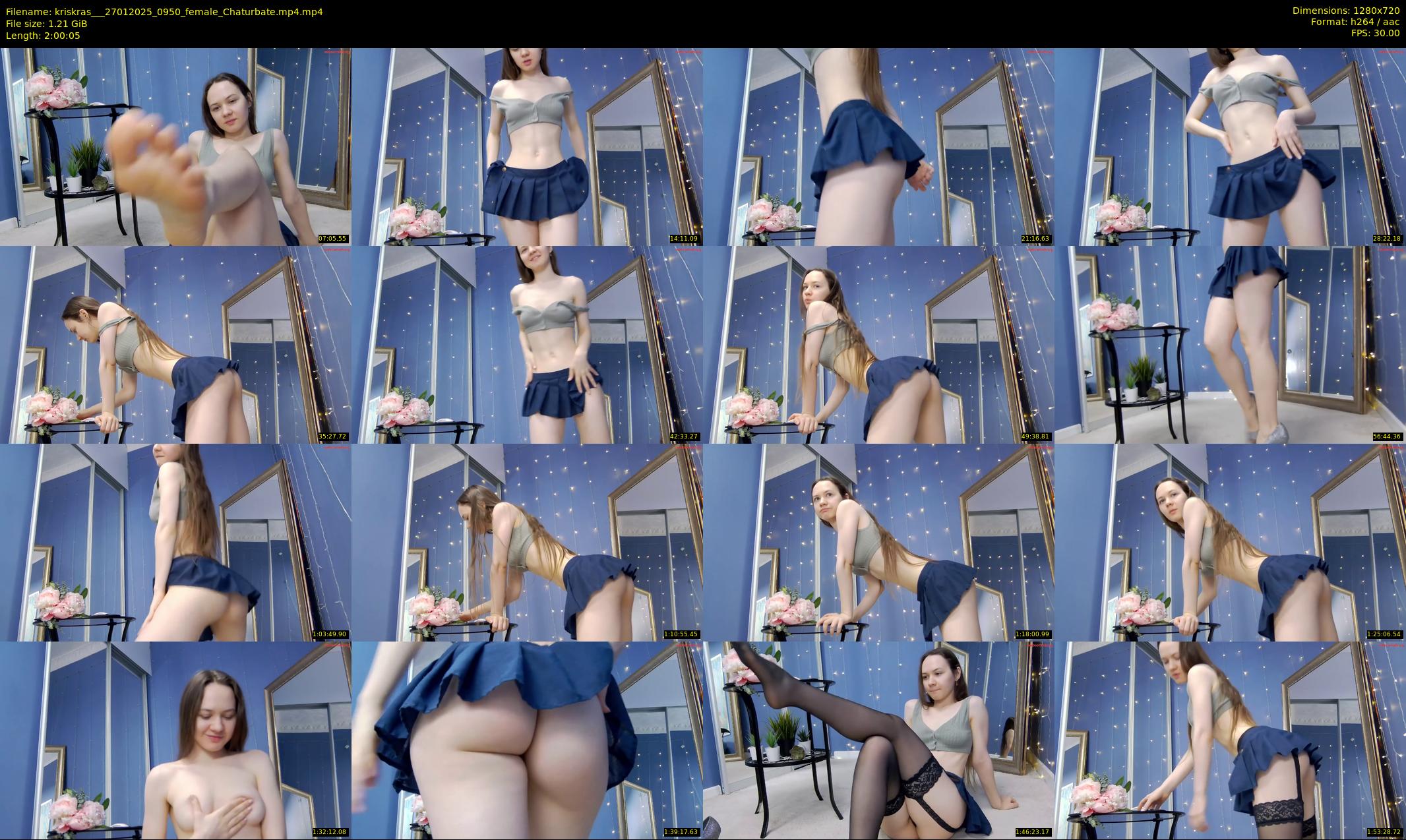 kriskras__ — 121 minute Chaturbate female cam show recording, 720p, Jan 27, 2025