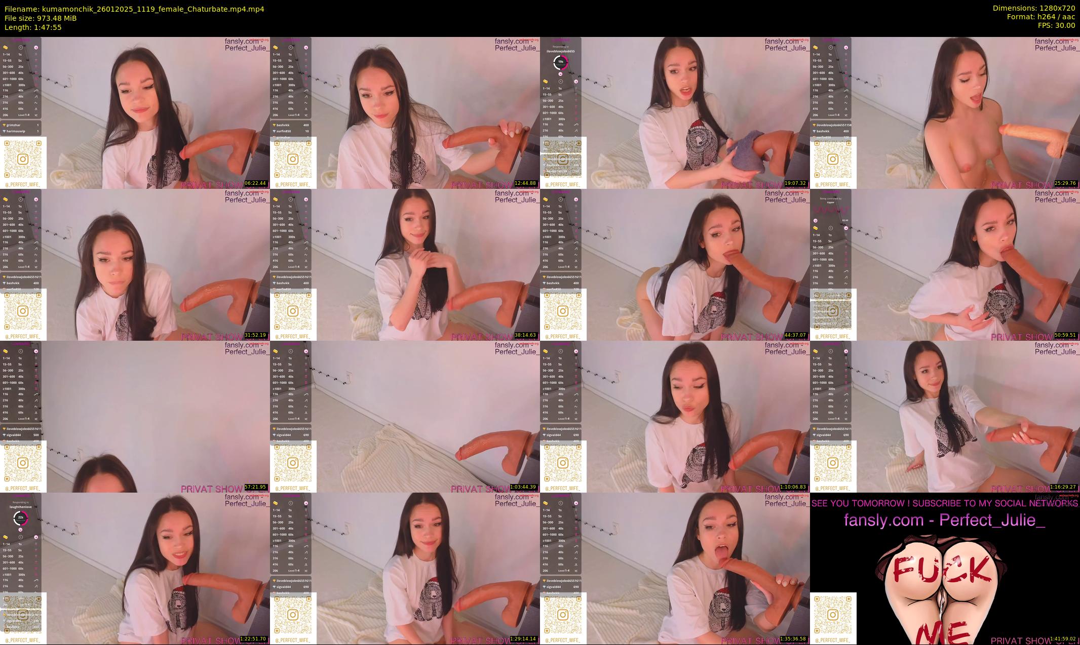 kumamonchik — 108 minute Chaturbate couple cam show recording, 720p, Jan 26, 2025
