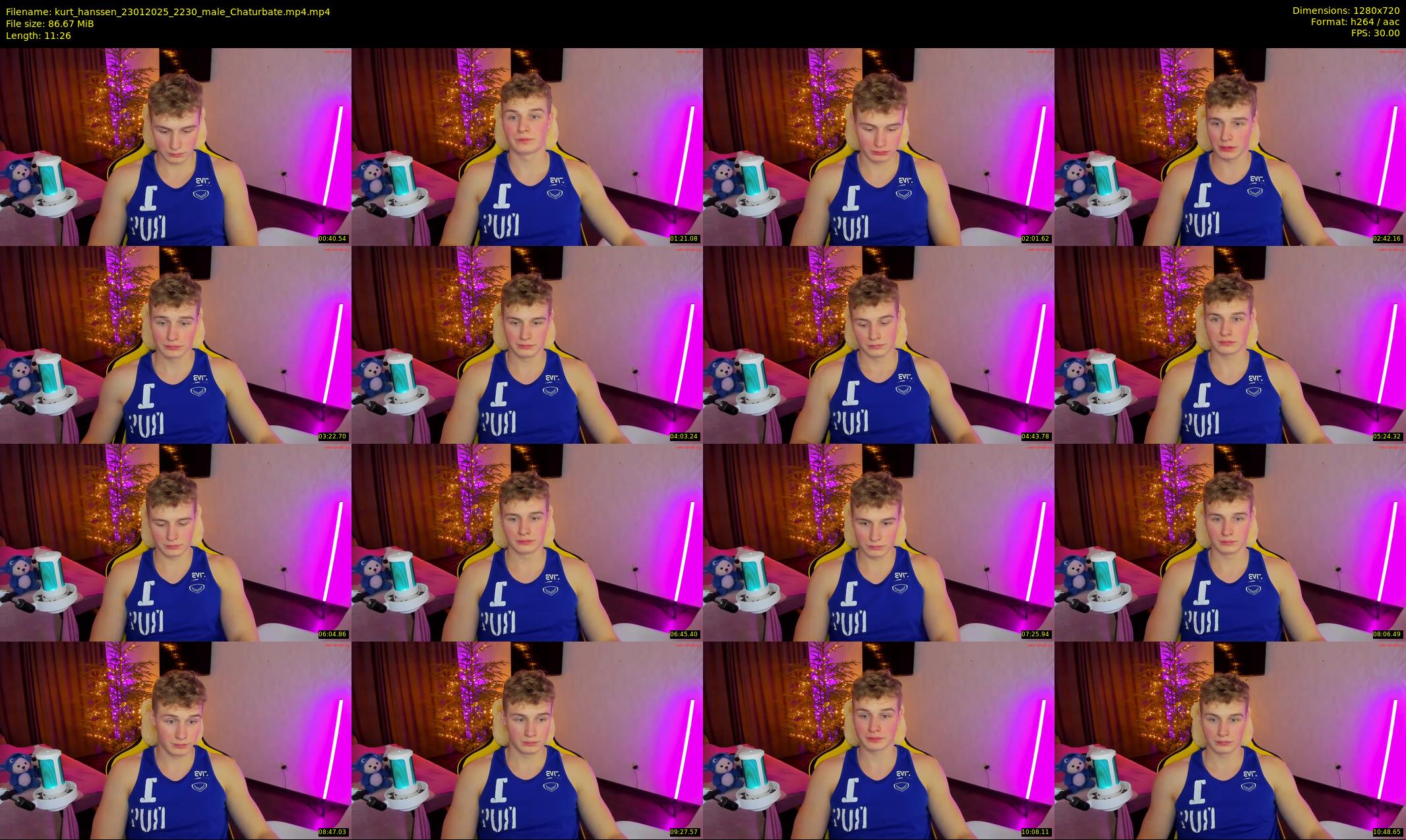 kurt_hanssen — 12 minute Chaturbate male cam show recording, 720p, Jan 23, 2025
