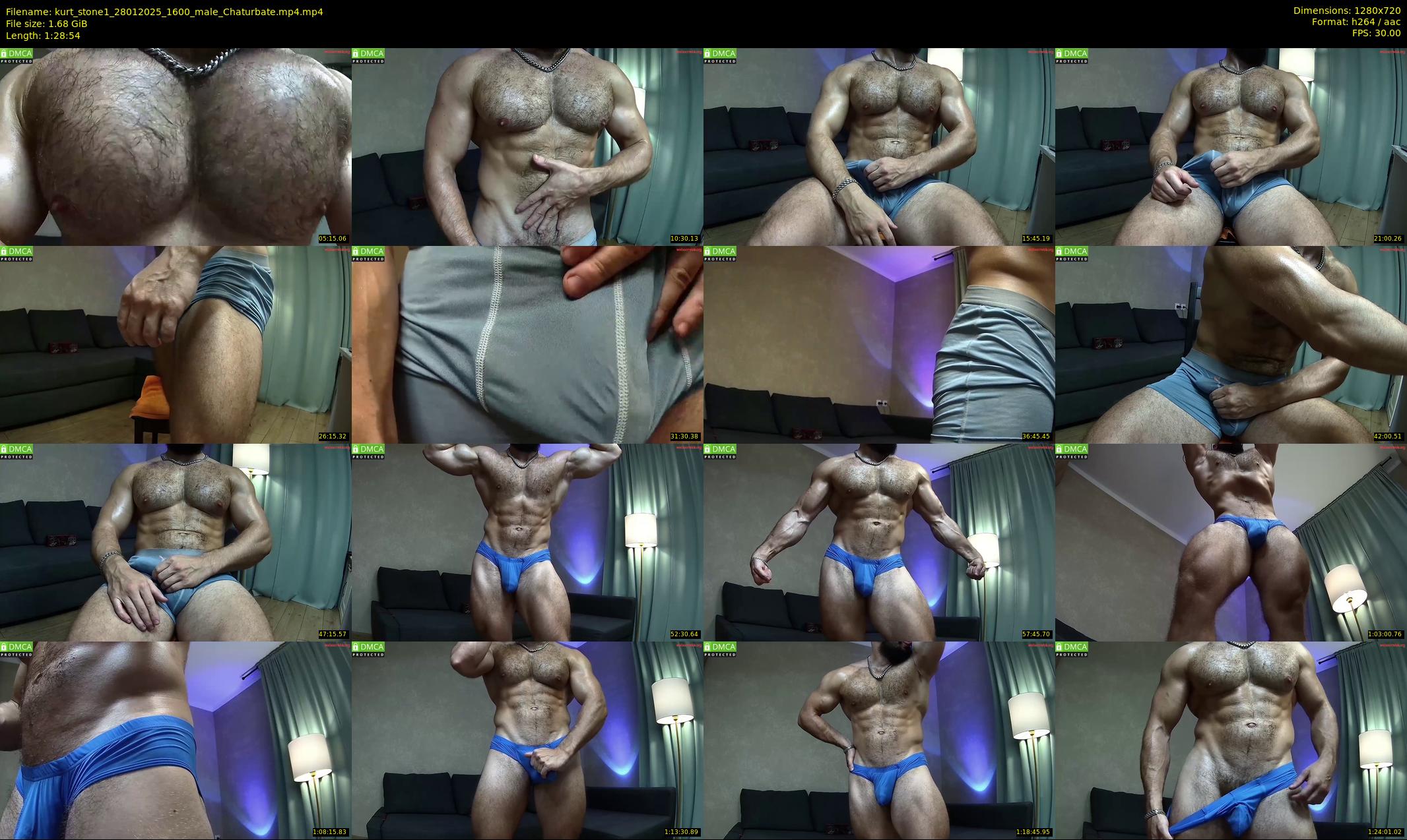 kurt_stone1 — 89 minute Chaturbate male cam show recording, 720p, Jan 28, 2025