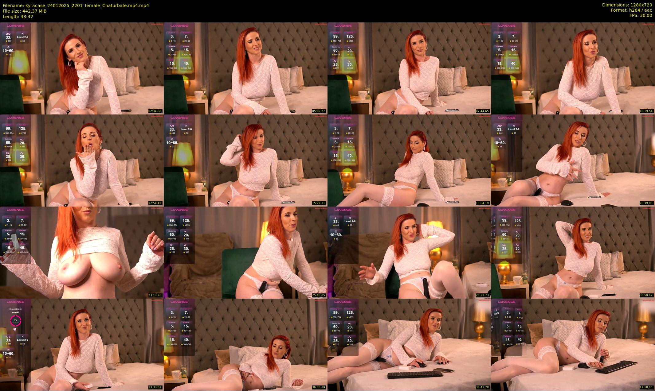 kyracase — 44 minute Chaturbate female cam show recording, 720p, Jan 24, 2025