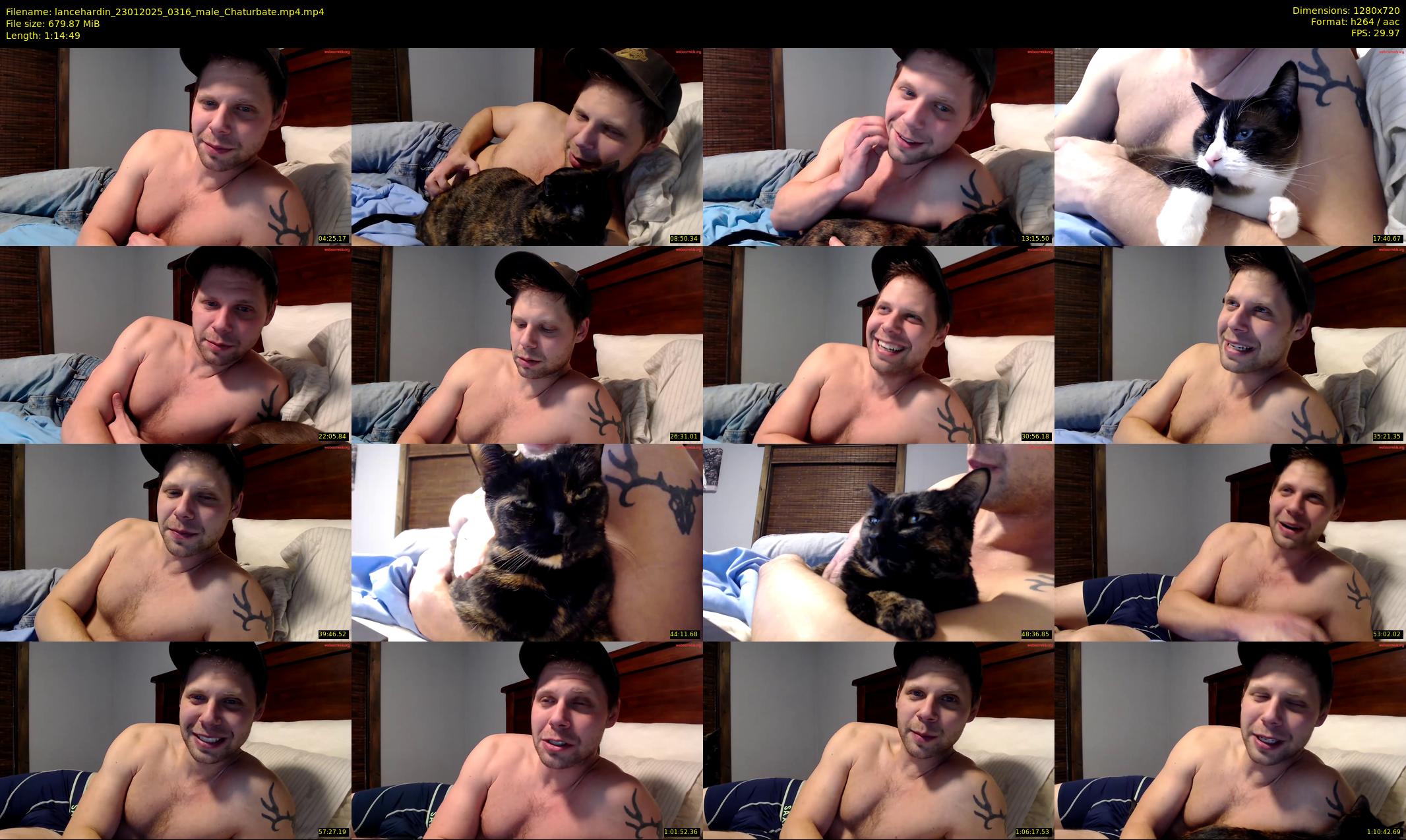 lancehardin — 75 minute Chaturbate male cam show recording, 720p, Jan 23, 2025
