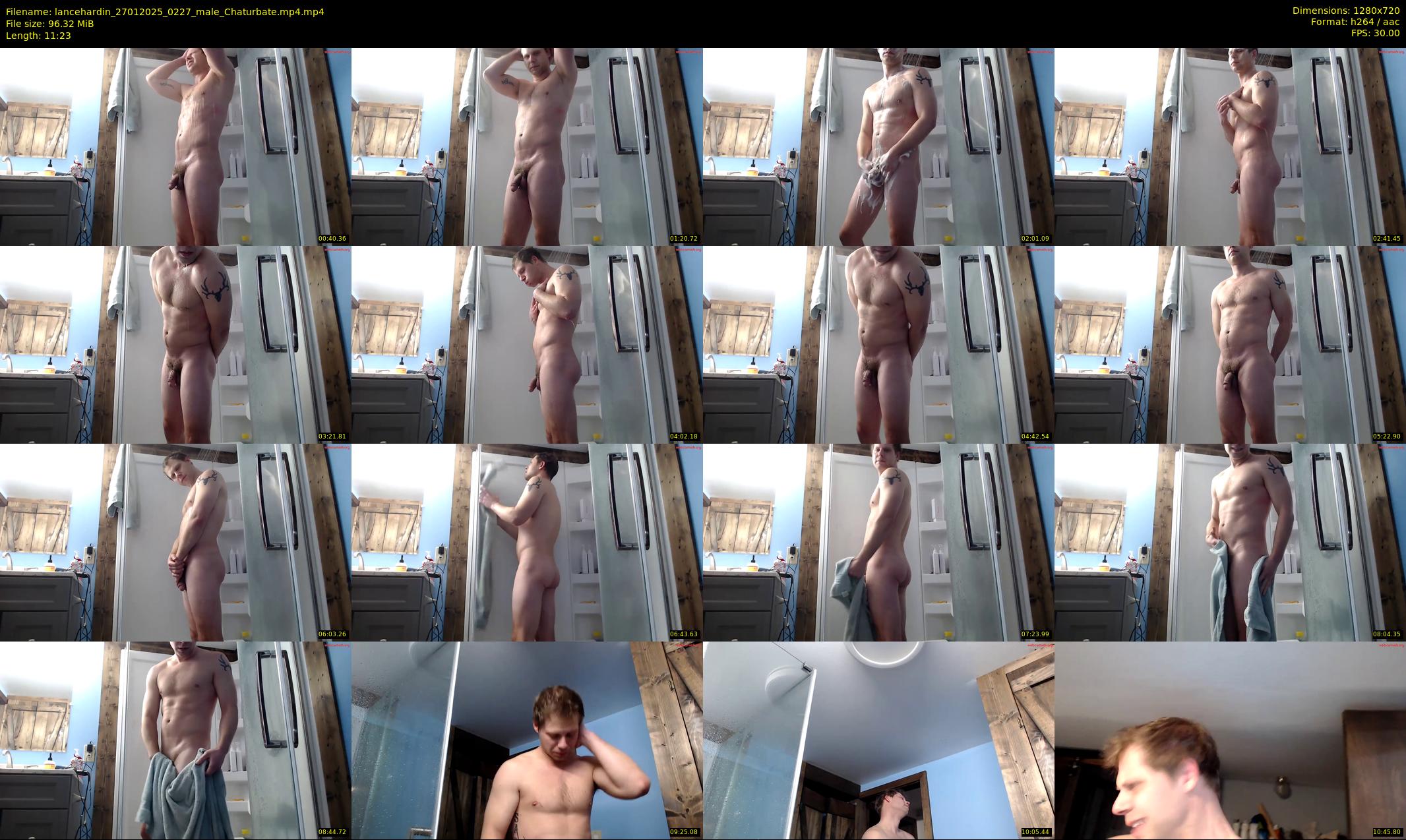 lancehardin — 12 minute Chaturbate male cam show recording, 720p, Jan 27, 2025