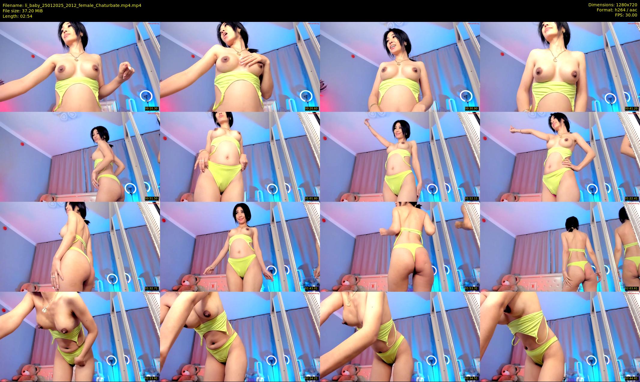 li_baby — 3 minute Chaturbate female cam show recording, 720p, Jan 25, 2025