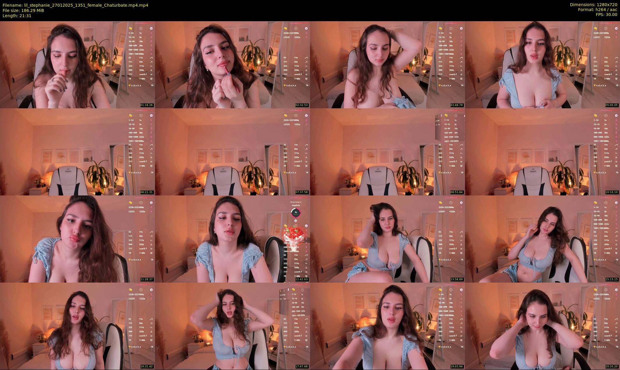 lil_stephanie — 22 minute Chaturbate female cam show recording, 720p, Jan 27, 2025
