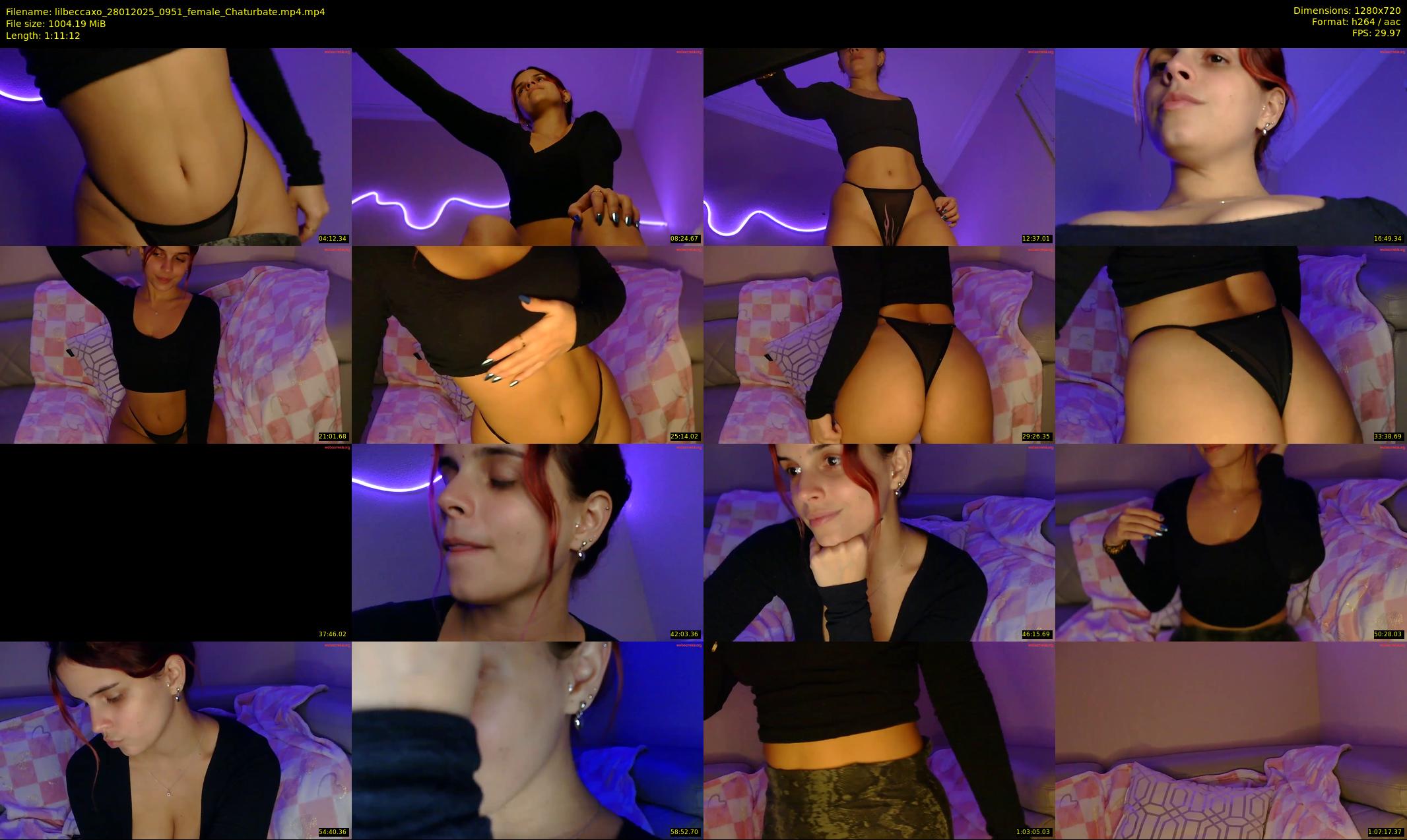lilbeccaxo — 72 minute Chaturbate female cam show recording, 720p, Jan 28, 2025