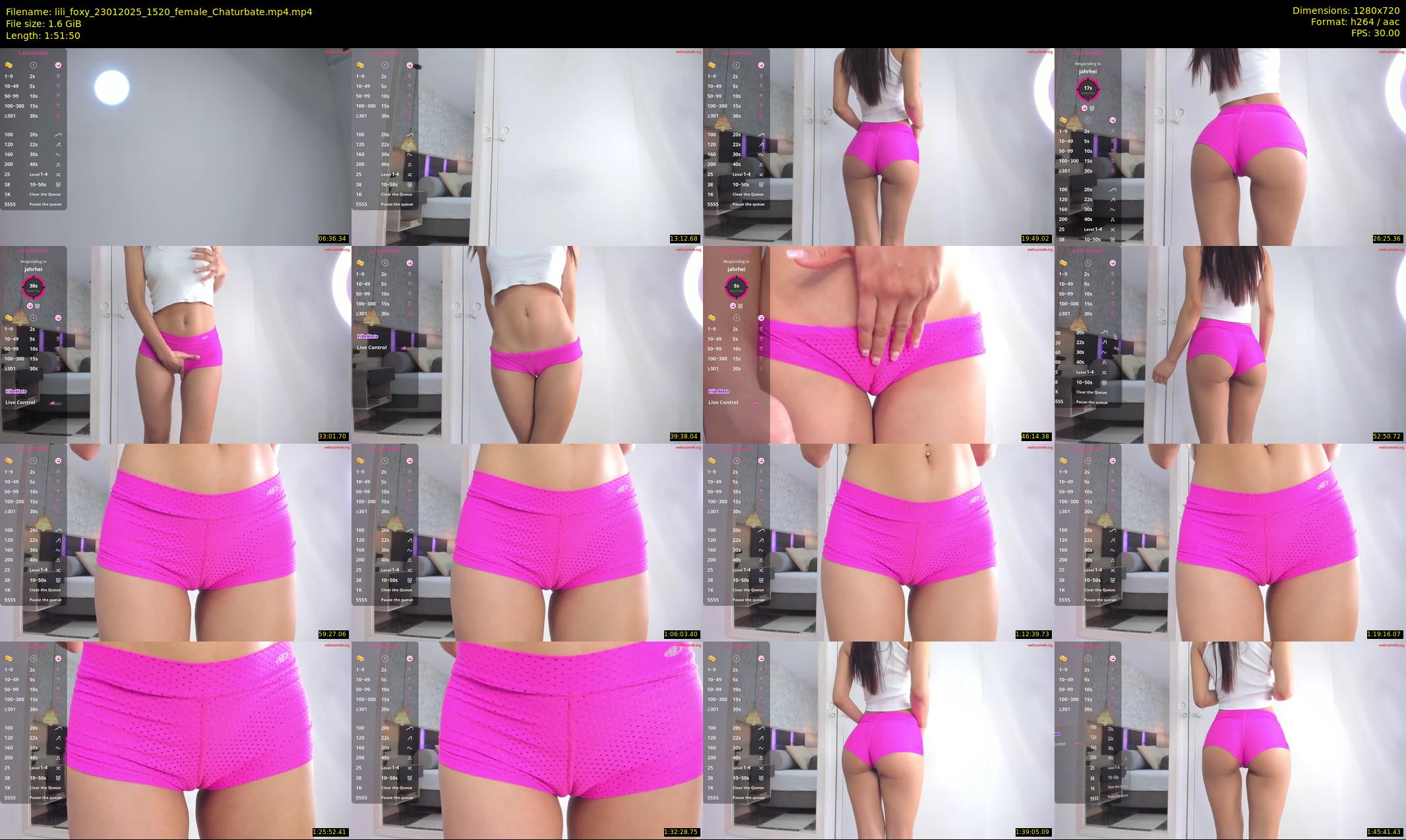 lili_foxy — 112 minute Chaturbate female cam show recording, 720p, Jan 23, 2025