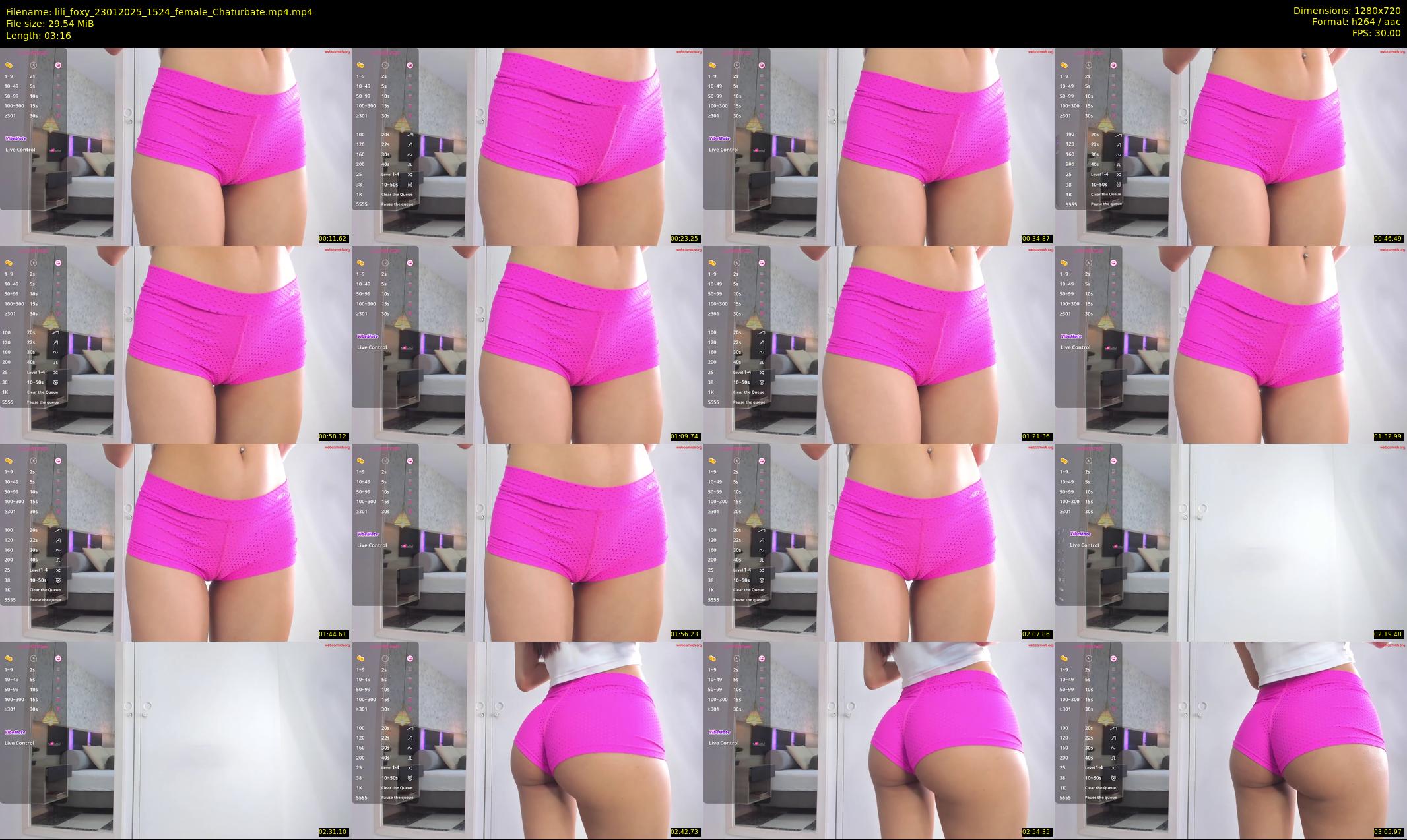 lili_foxy — 4 minute Chaturbate female cam show recording, 720p, Jan 23, 2025