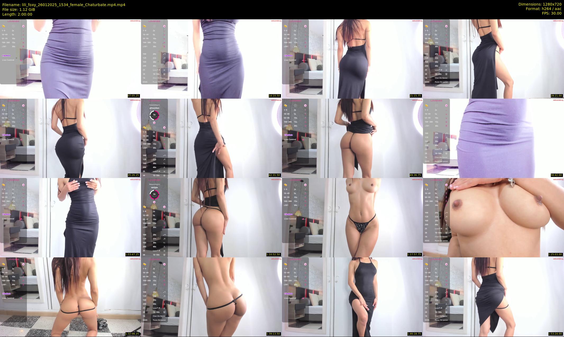 lili_foxy — 120 minute Chaturbate female cam show recording, 720p, Jan 26, 2025