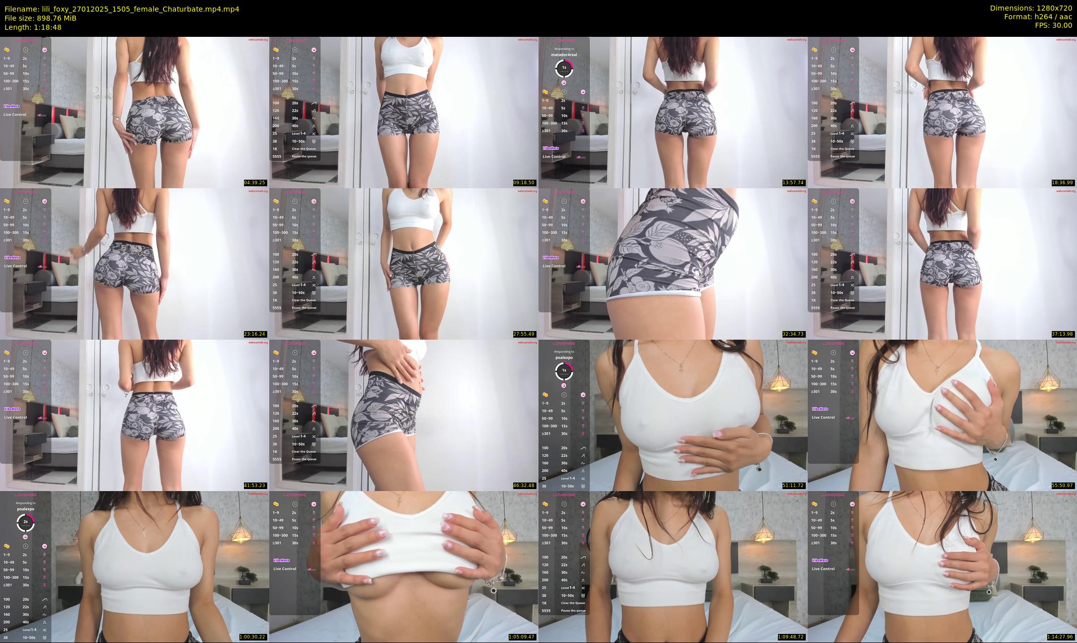 lili_foxy — 79 minute Chaturbate female cam show recording, 720p, Jan 27, 2025