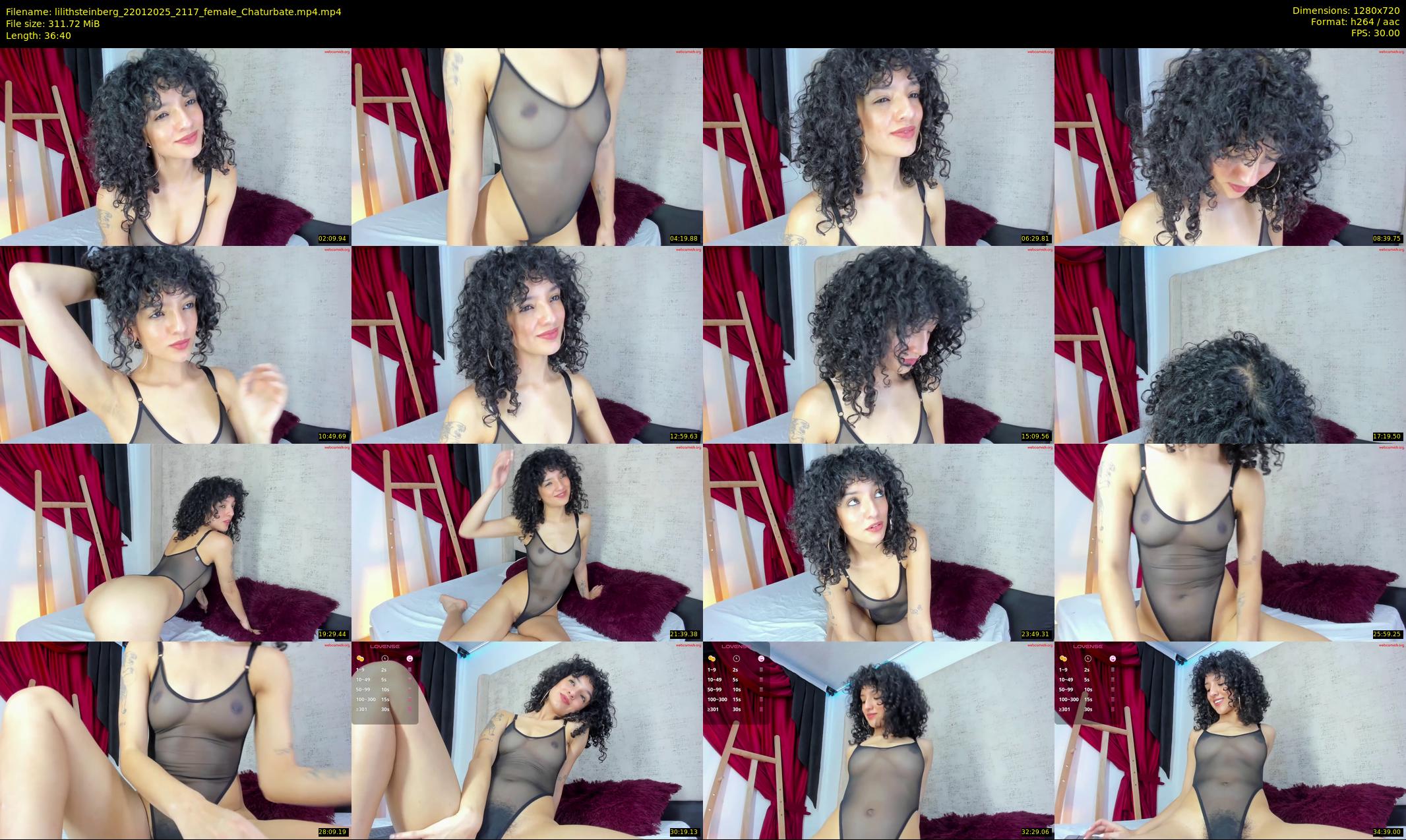 lilithsteinberg — 37 minute Chaturbate female cam show recording, 720p, Jan 22, 2025