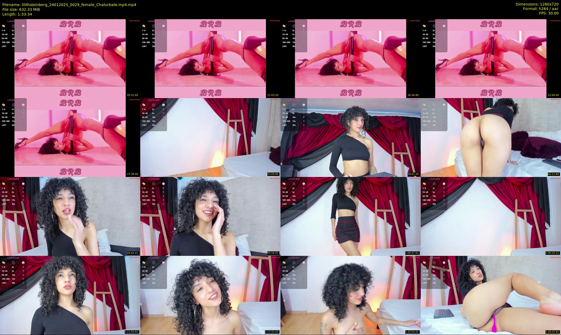 lilithsteinberg — 94 minute Chaturbate female cam show recording, 720p, Jan 24, 2025
