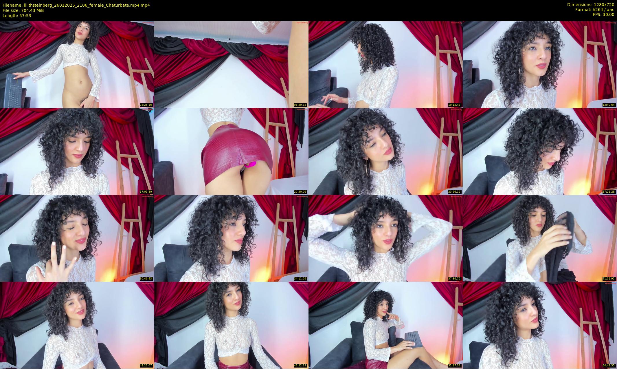 lilithsteinberg — 58 minute Chaturbate female cam show recording, 720p, Jan 26, 2025