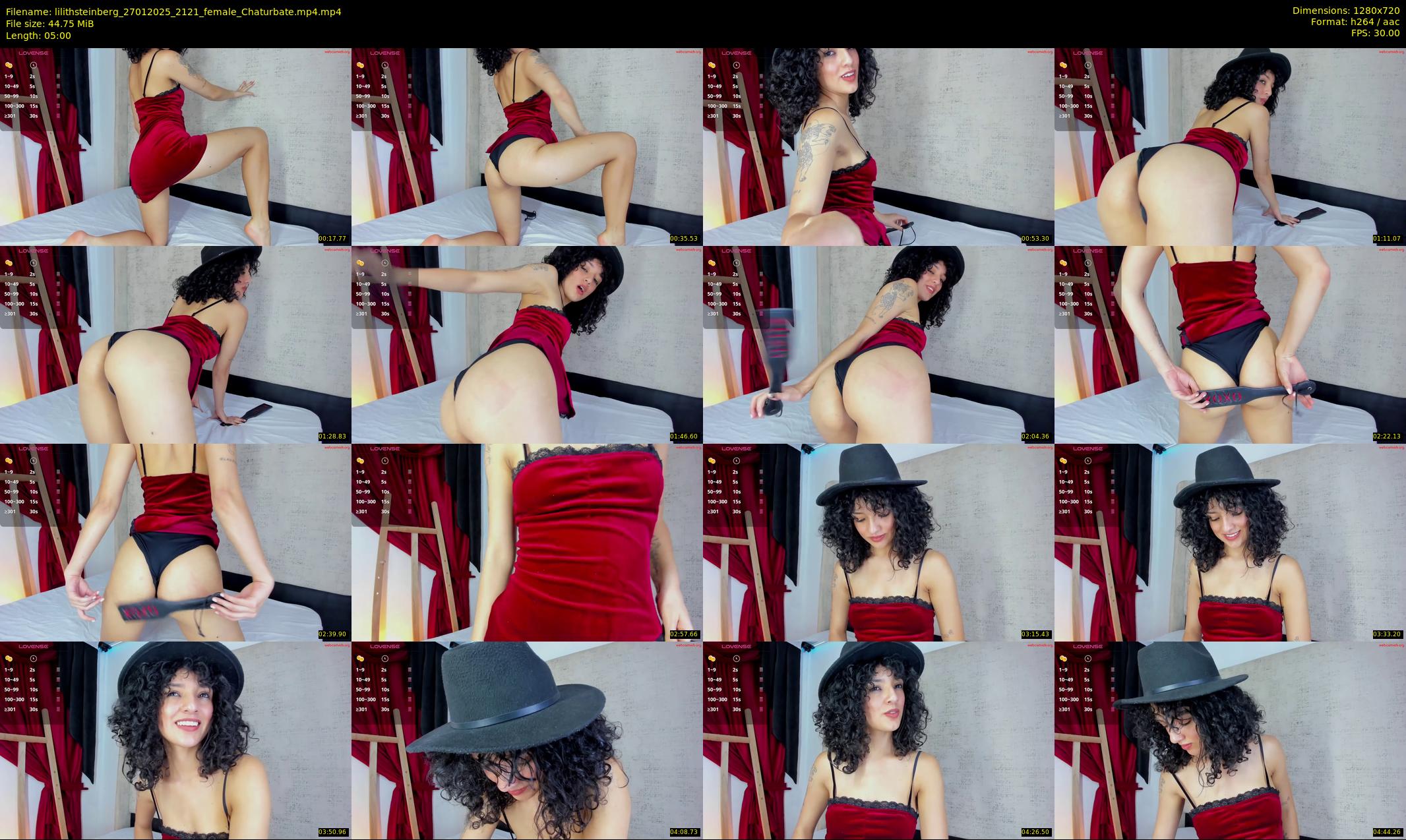 lilithsteinberg — 5 minute Chaturbate female cam show recording, 720p, Jan 27, 2025