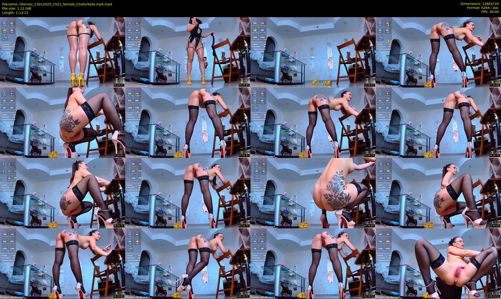 lillemax — 74 minute Chaturbate female cam show recording, 720p, Jan 23, 2025